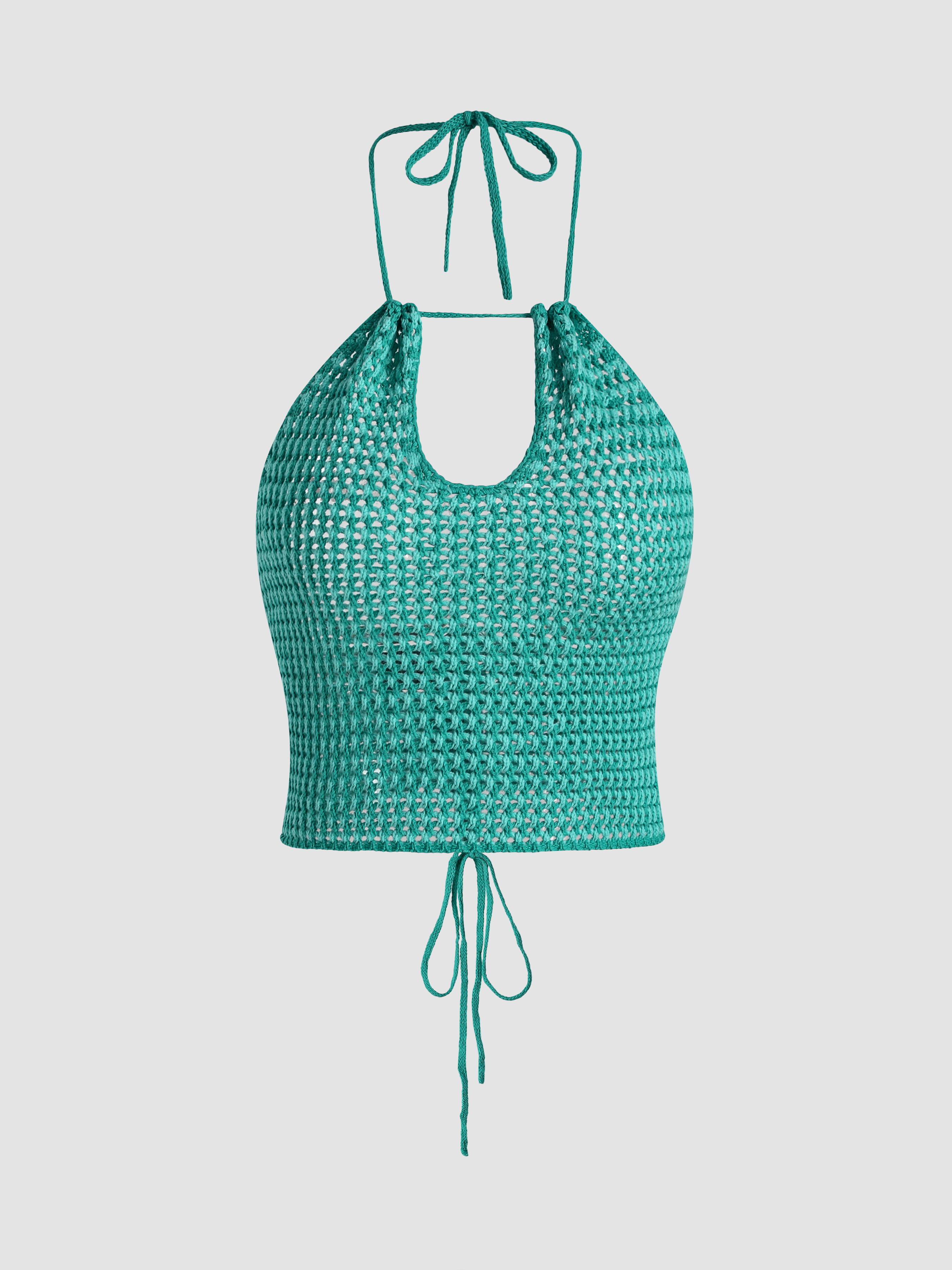 Green Hollow Halter Top Cider