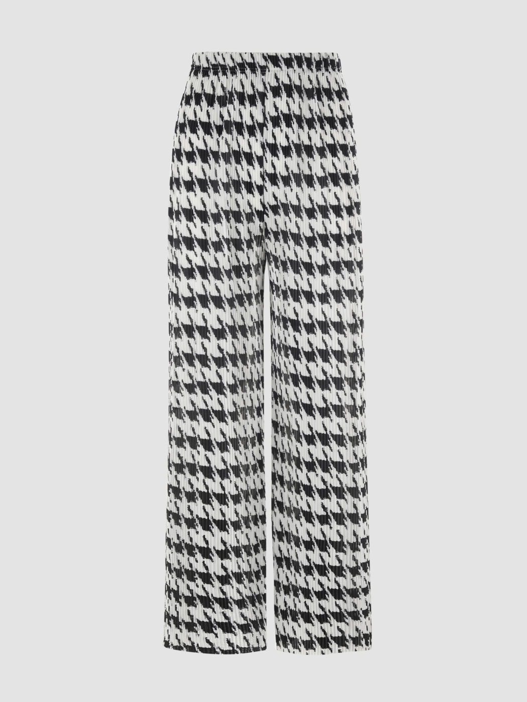 Hose mit weitem Bein und Hahnentrittmuster
