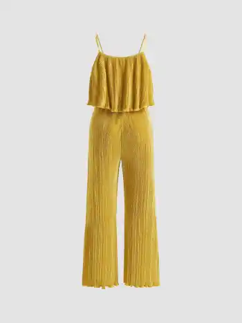 Einfarbiger Overall