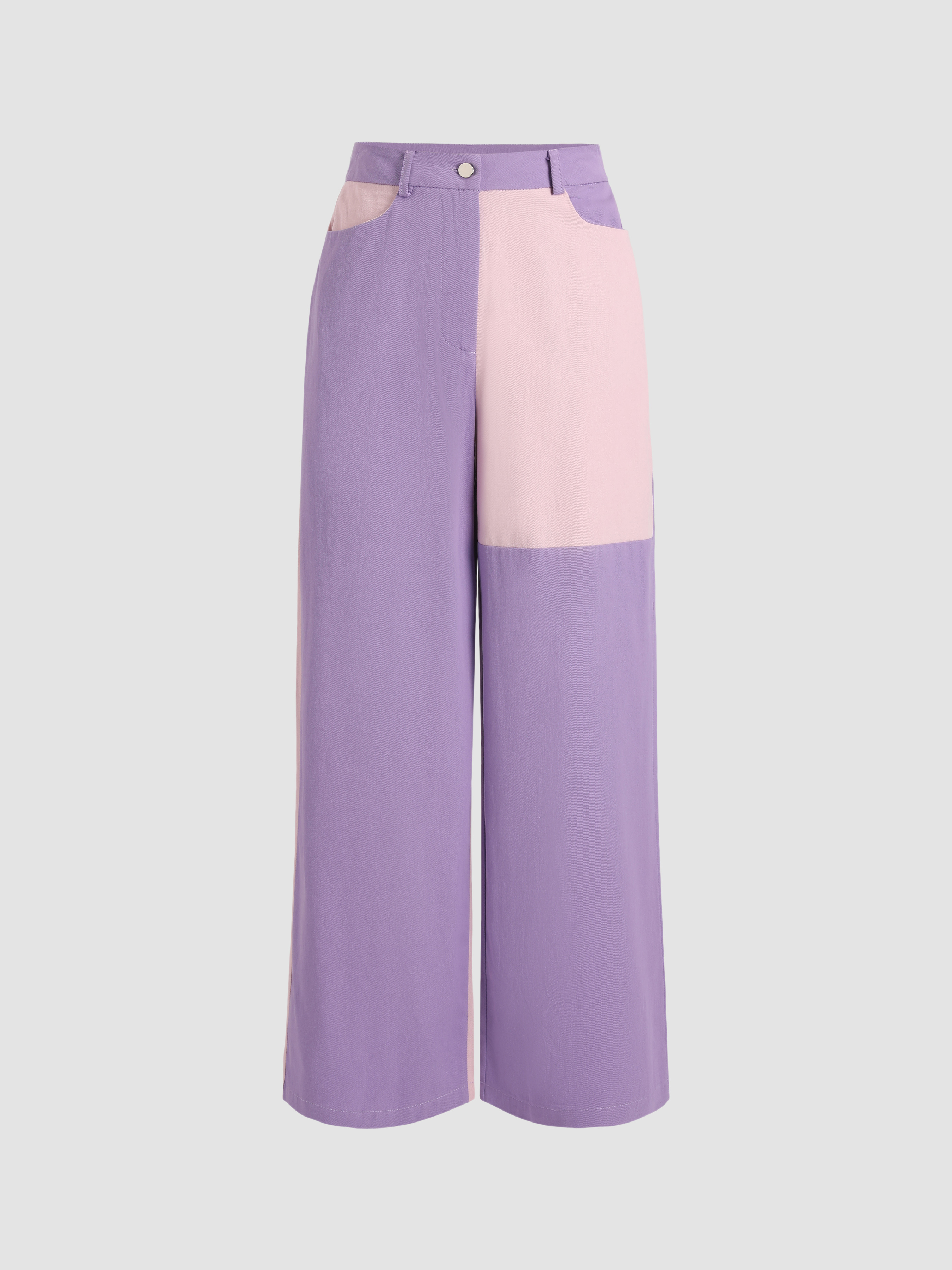 Patchy Straight Leg Trousers Cider