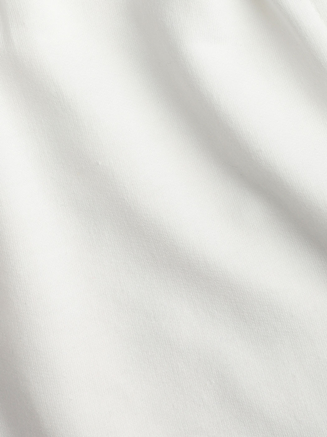 Solid Sporty Elasticated White Shorts