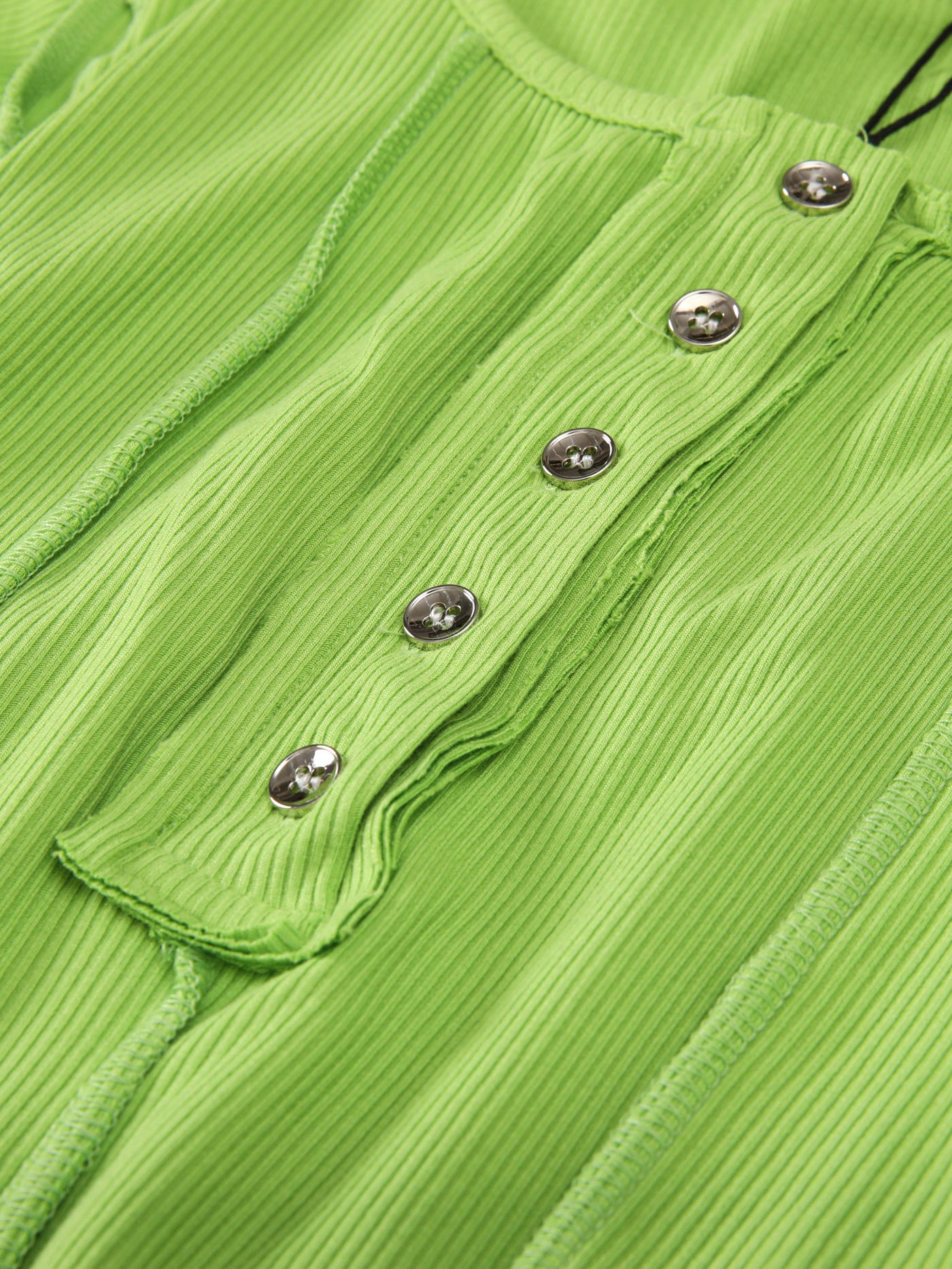 Solid Stitching Button Up Shirt