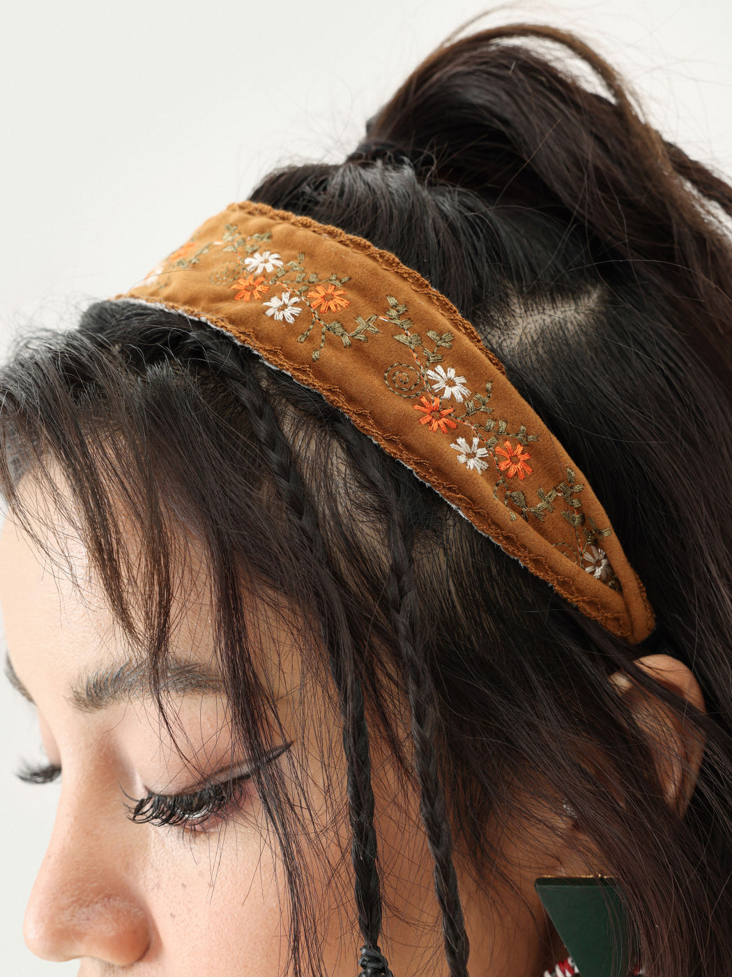 Strick Blumen Haarband