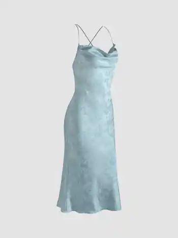 Florales Muster Midikleid