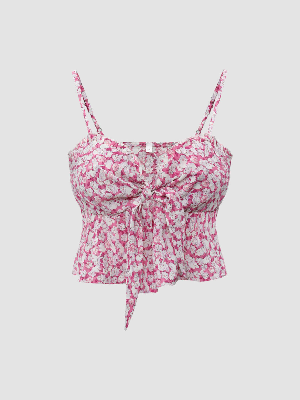 Blumen Rüschen Bowknot Tanktop