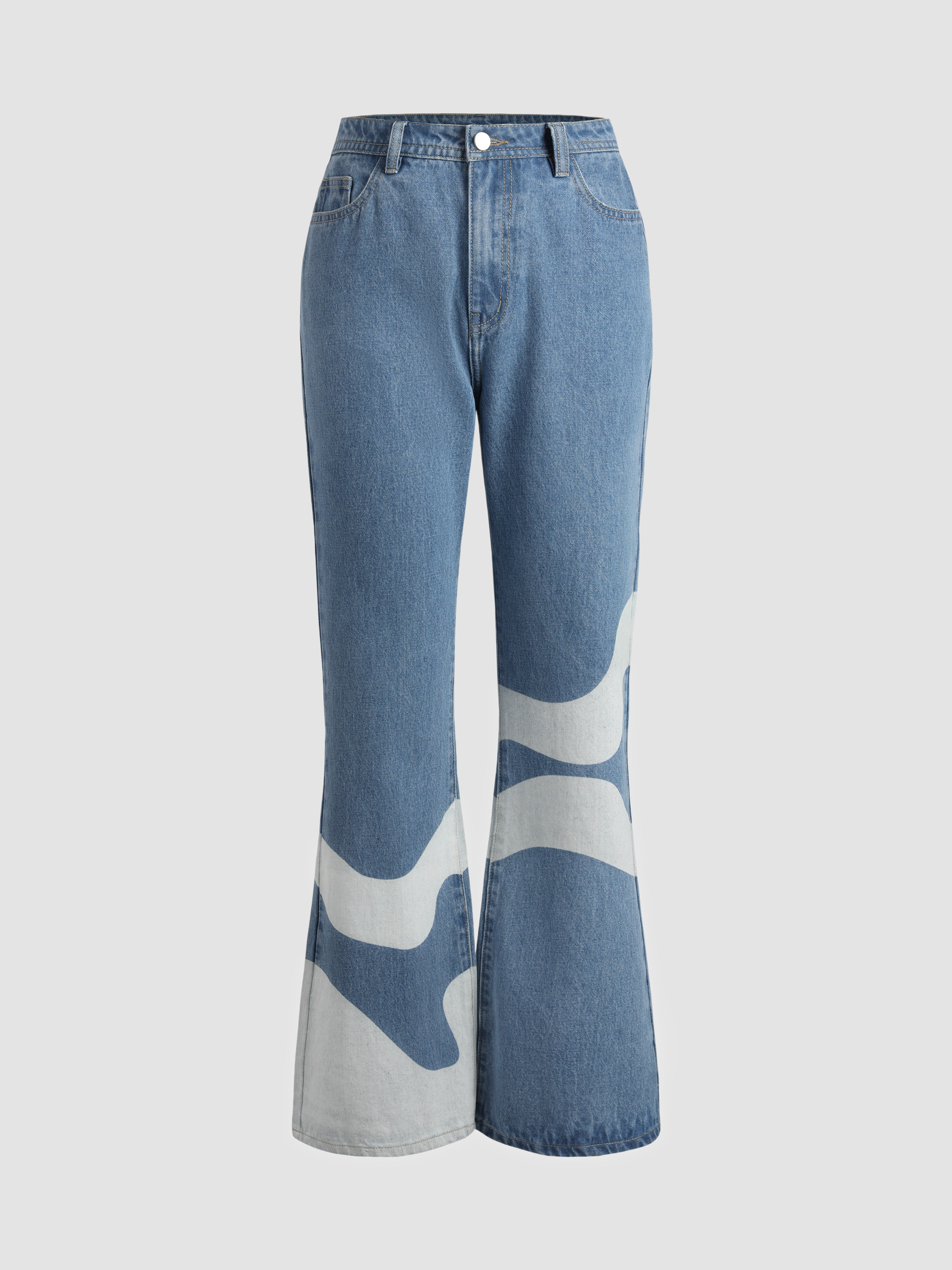 Wave Flare Leg Jeans