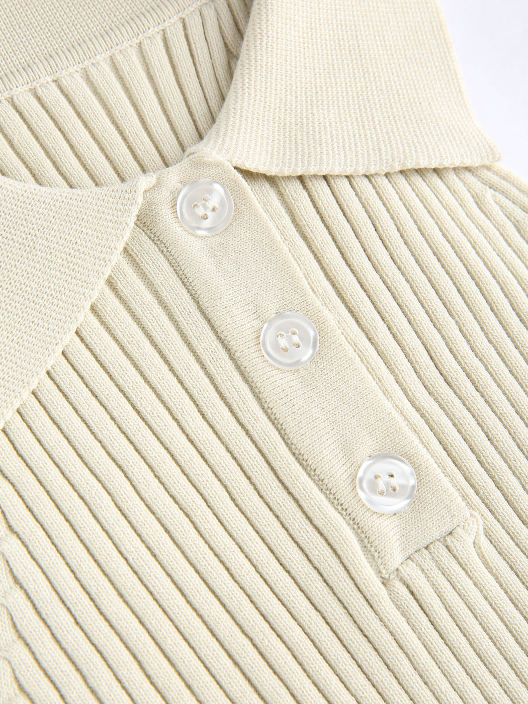 Solids Rippstrick-Polo-Tanktop