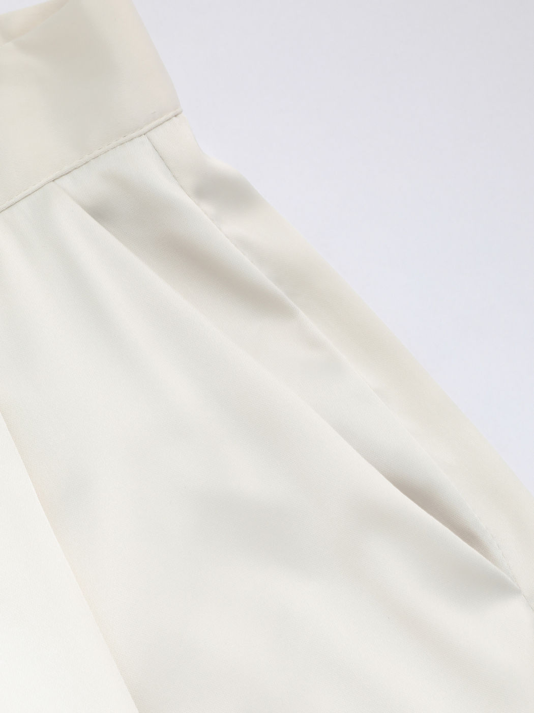 Solid Straight Leg Trousers