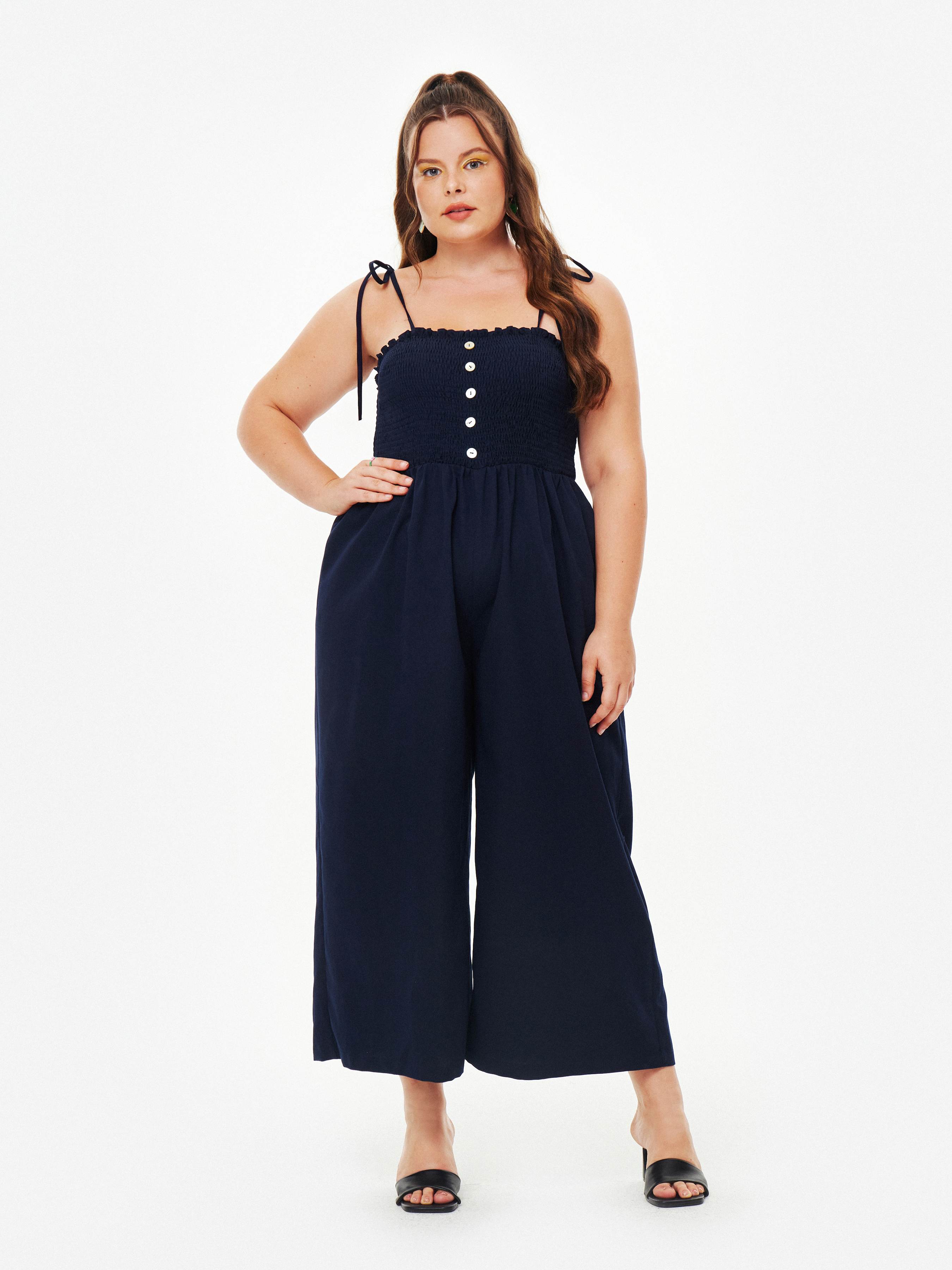 curve navy jumpsuit