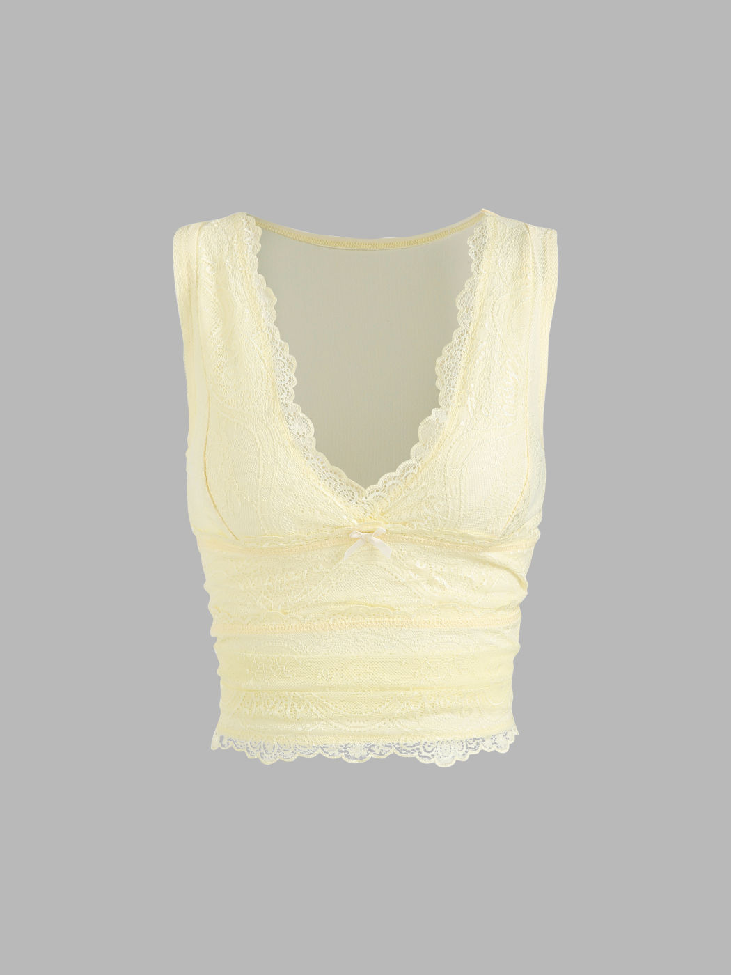 Lace Crop Tank Top Cider
