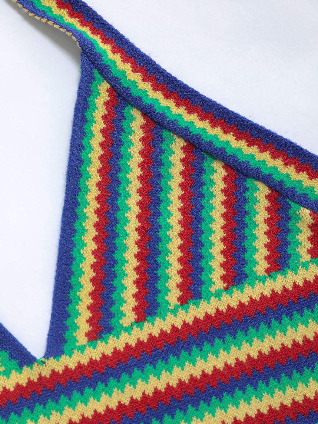 Rainbow Color Halter Crop Top
