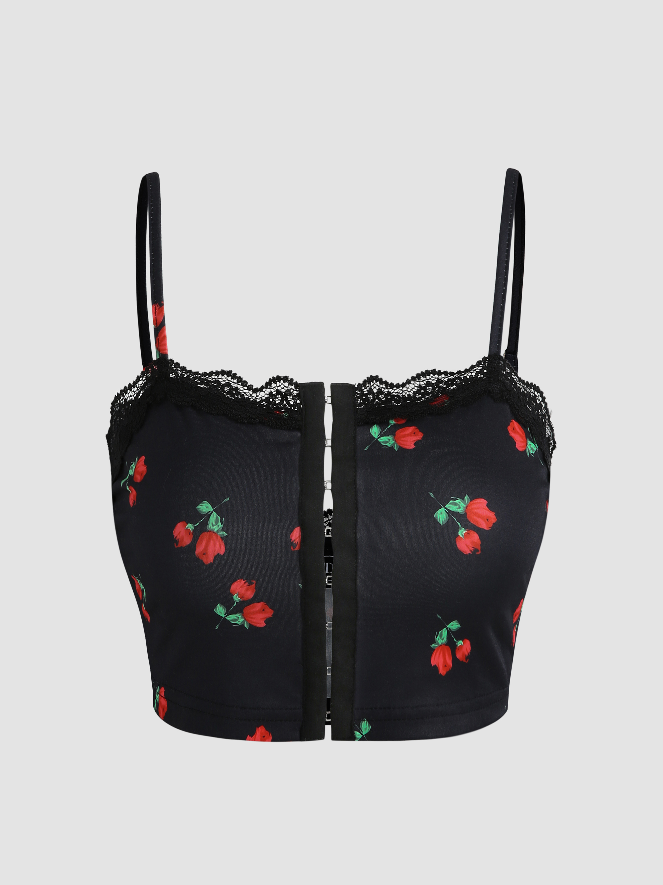 Rose Lace Tank Top Cider