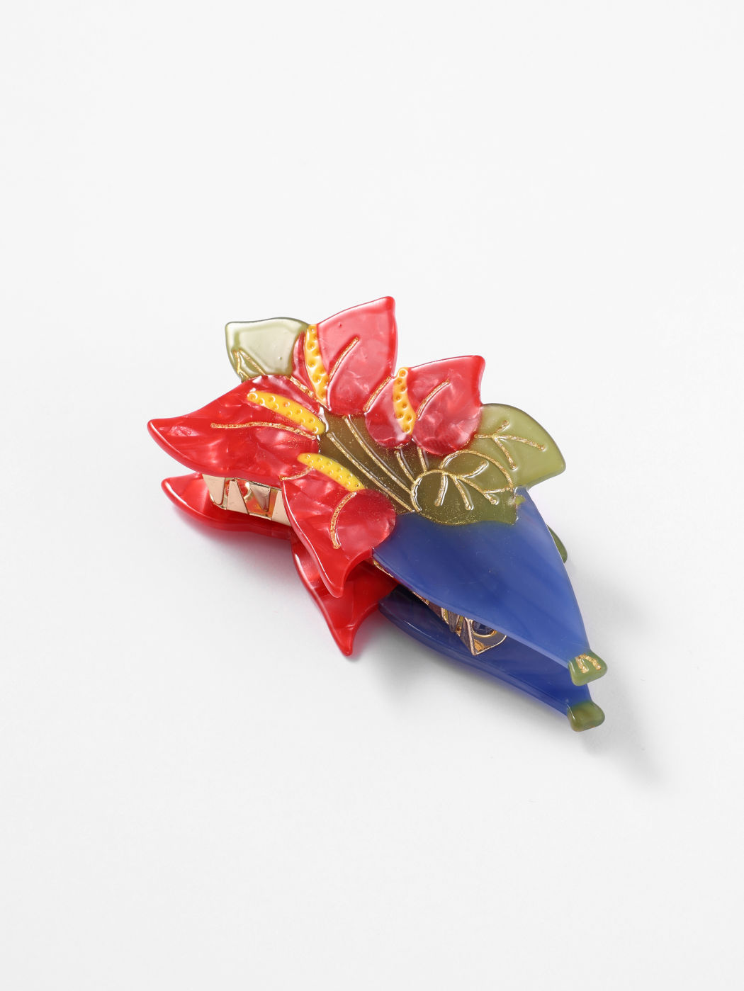 Flower Design Hair Claw
