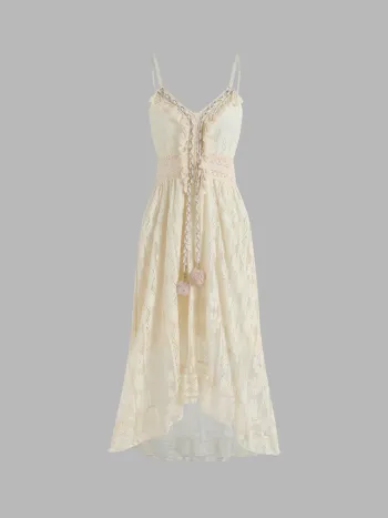 Maxikleid aus Boho-Spitze