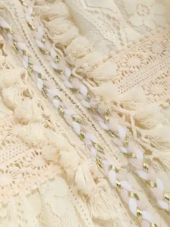 Maxikleid aus Boho-Spitze