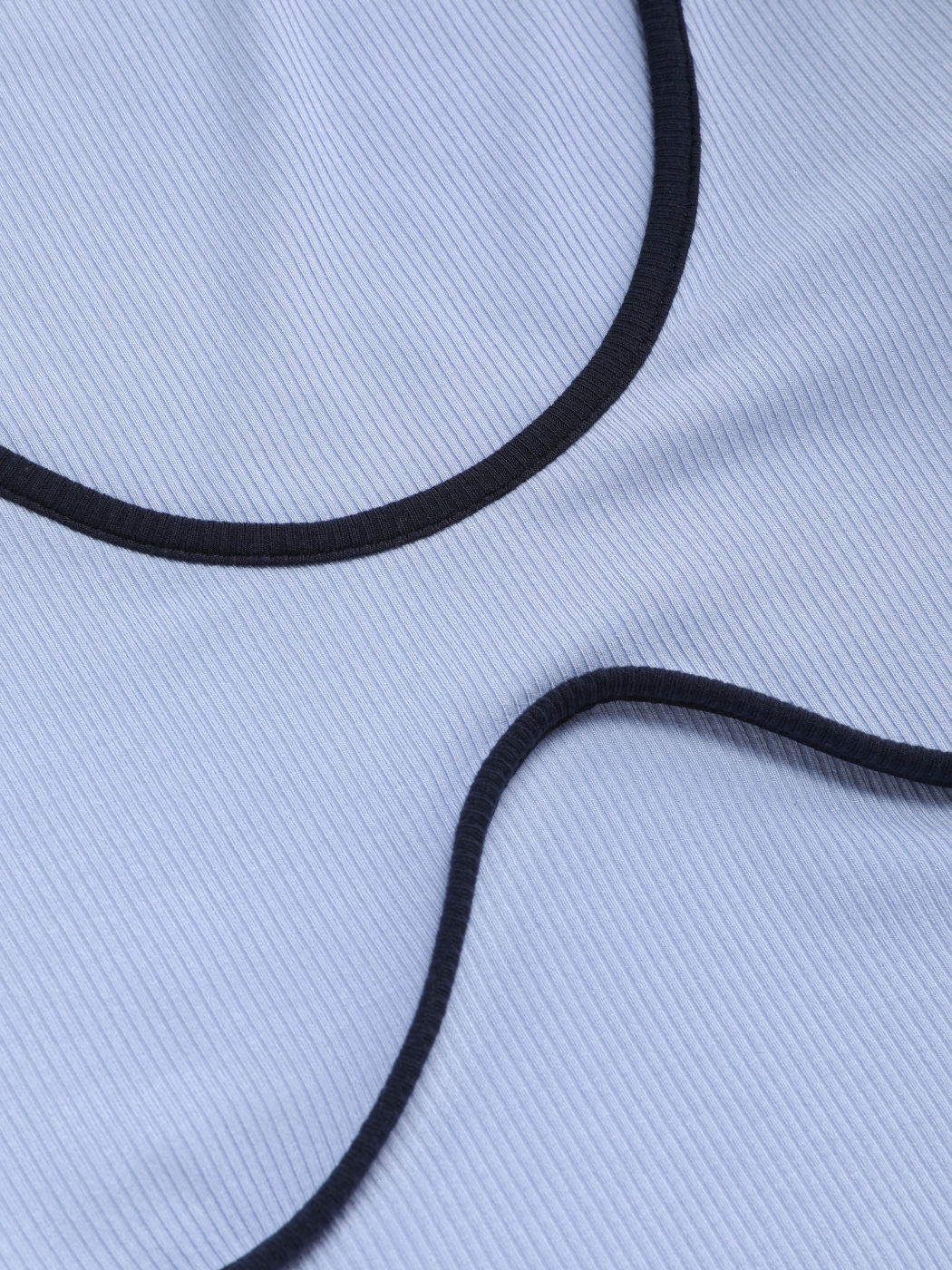 Contrasting Trim Tee