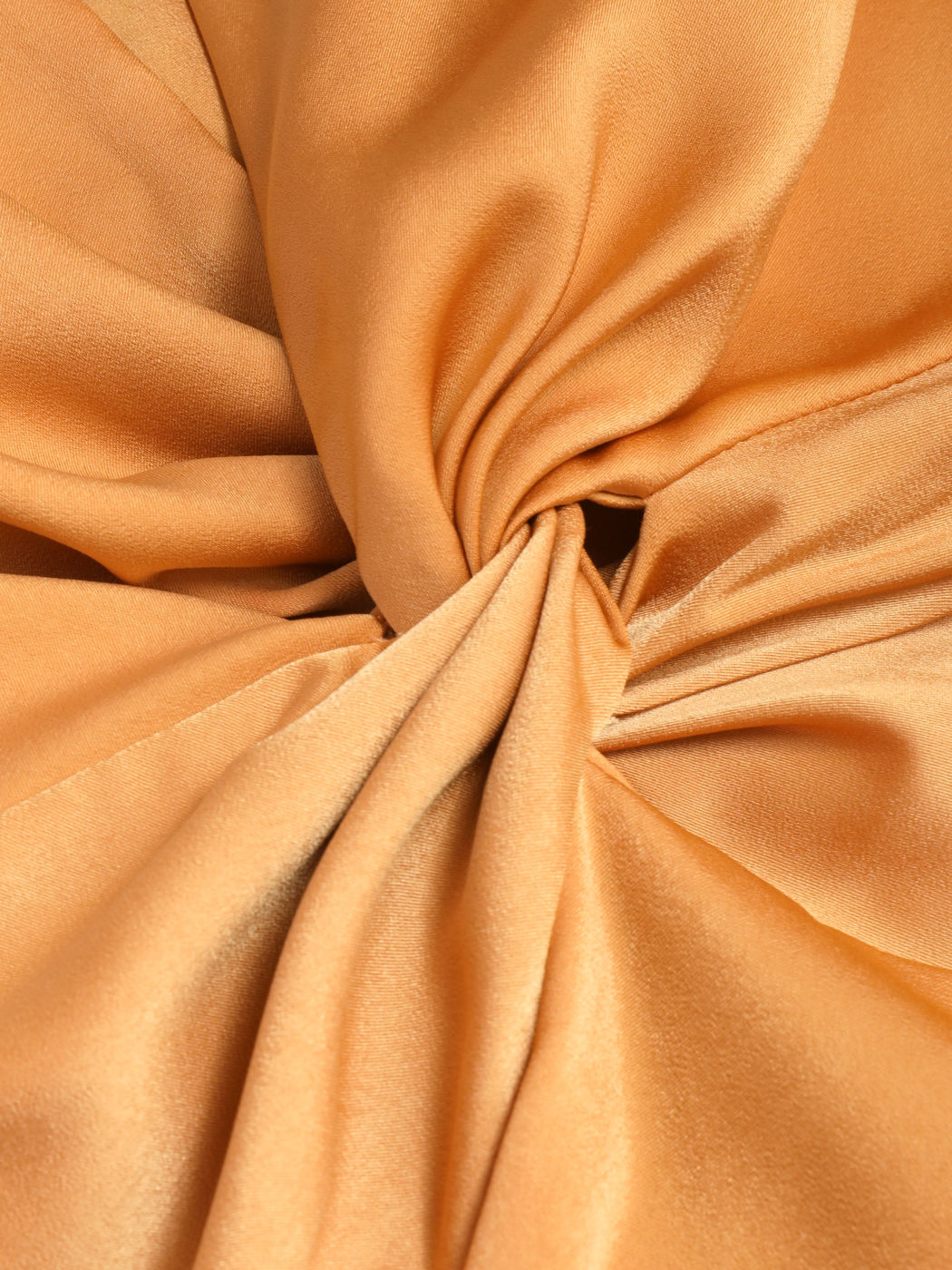Solid Satin Midi Dress