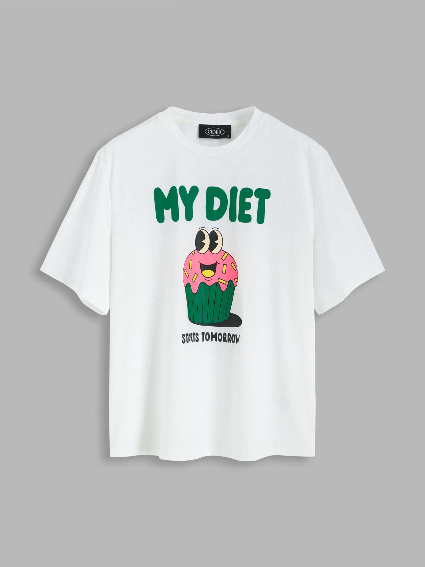 My Diet Starts Tomorrow Graphic T-shirt