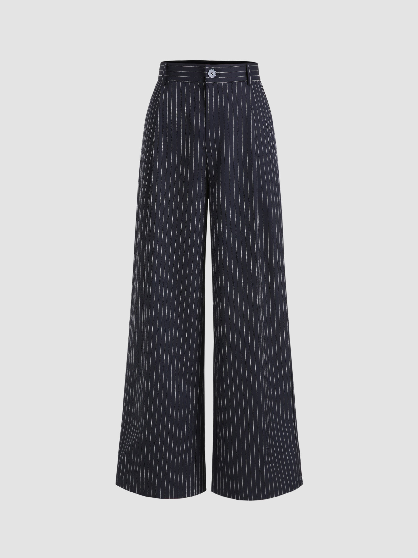 Striped Wide Leg Trousers