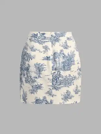  Toile de Jouy Minirock