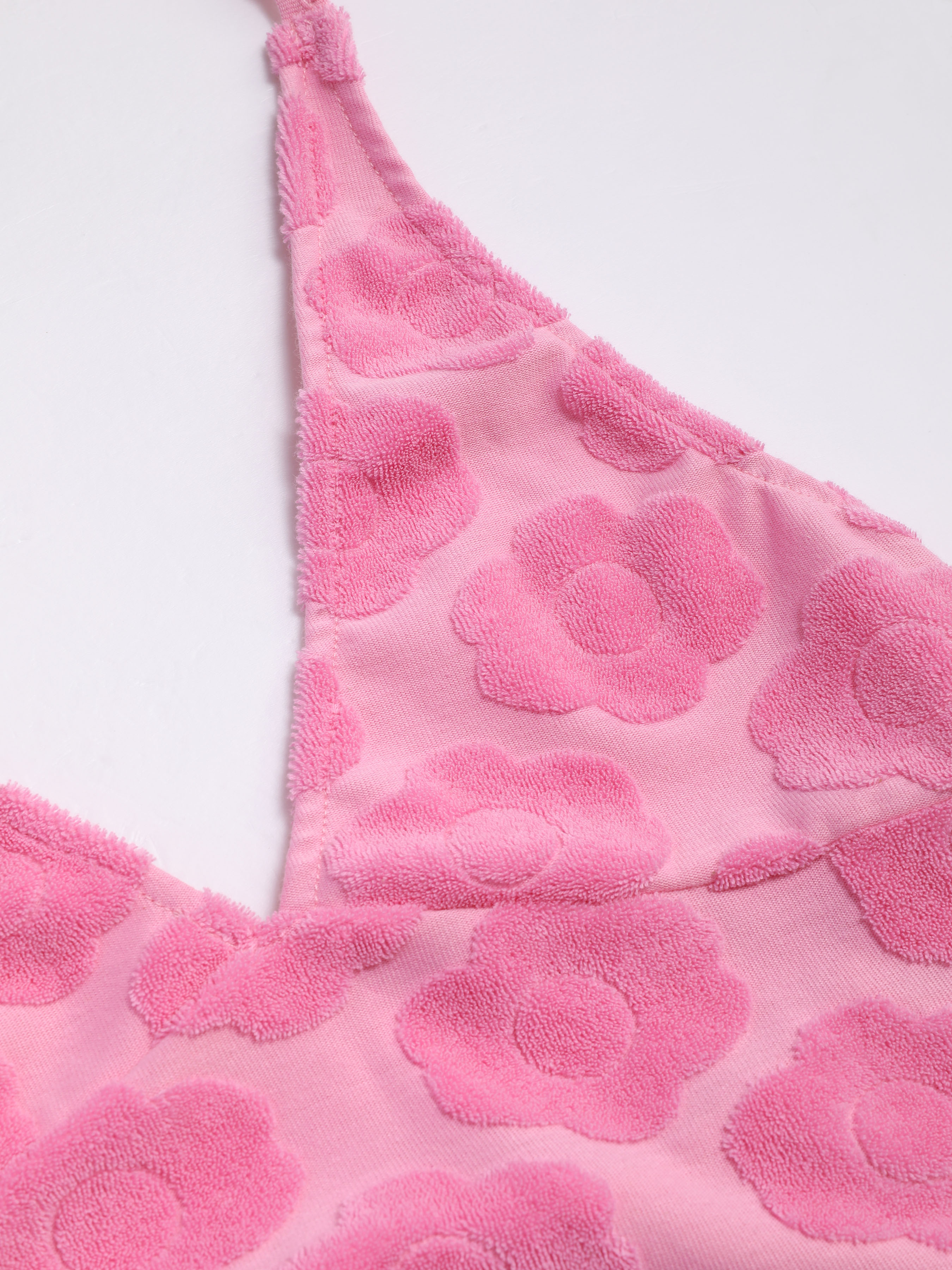 Débardeur Rose Vintage Y2K Taille S - Style Années 2000, Motif Floral, Occasion Très Bon état