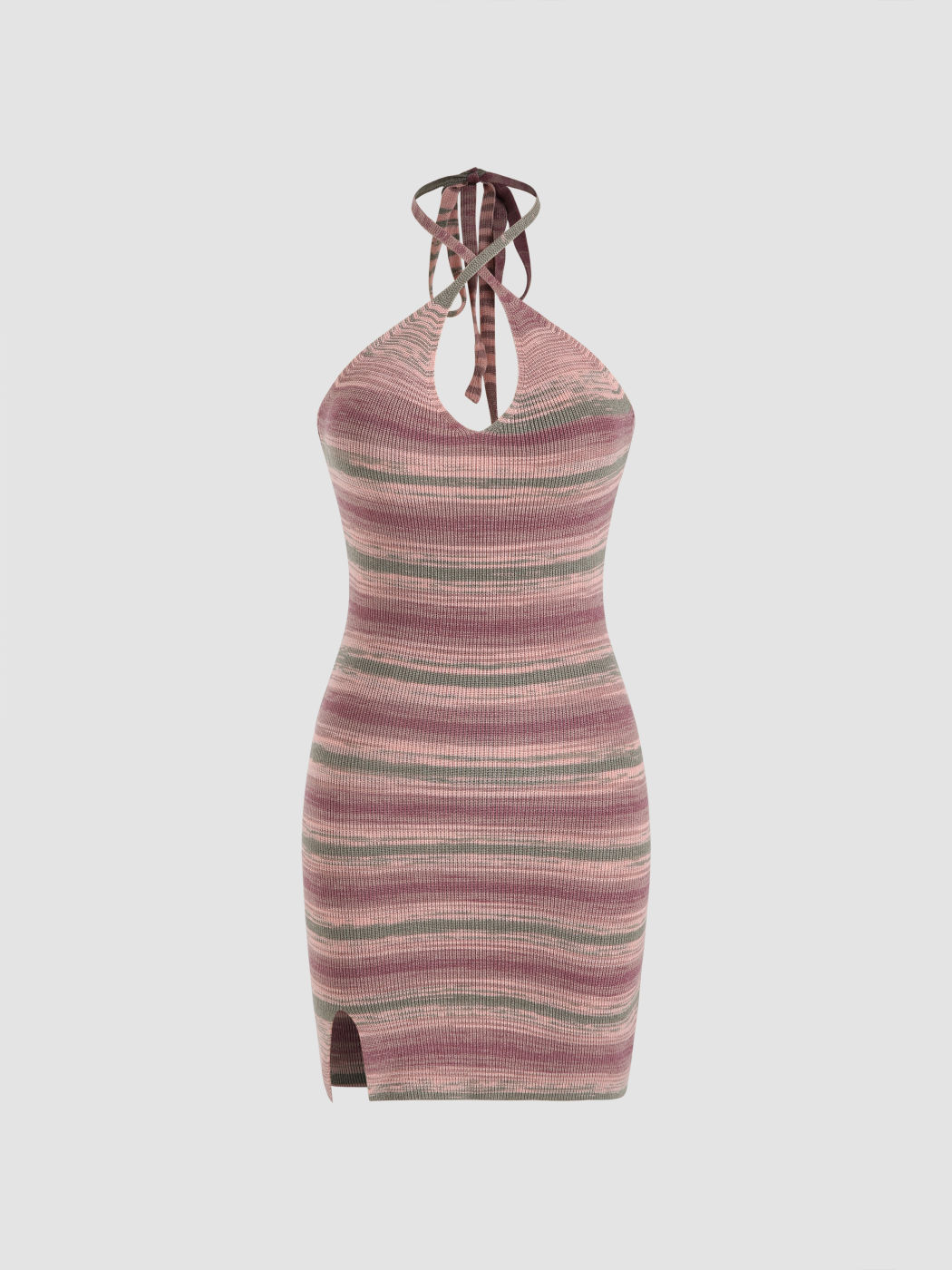 Knit Gradient Mini Dress