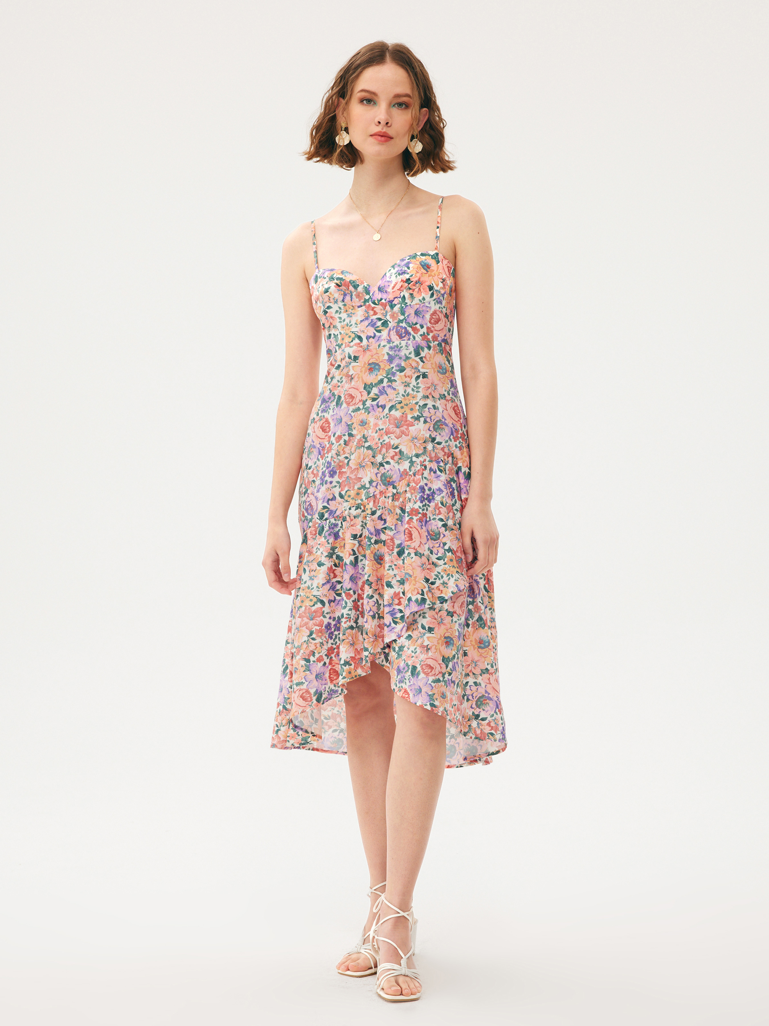 Talulah bittersweet best sale flounce midi dress