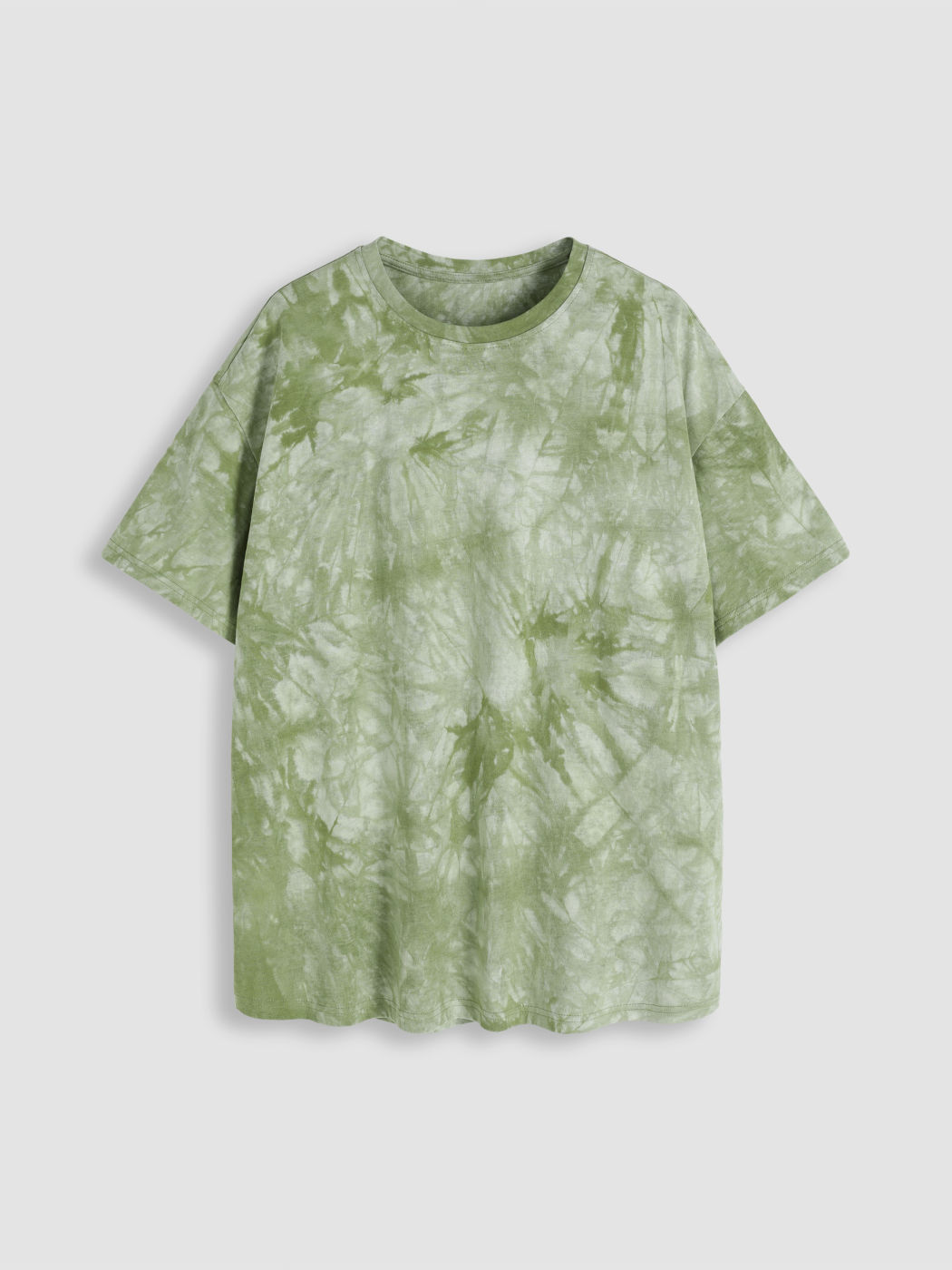 Camiseta con efecto teñido anudado