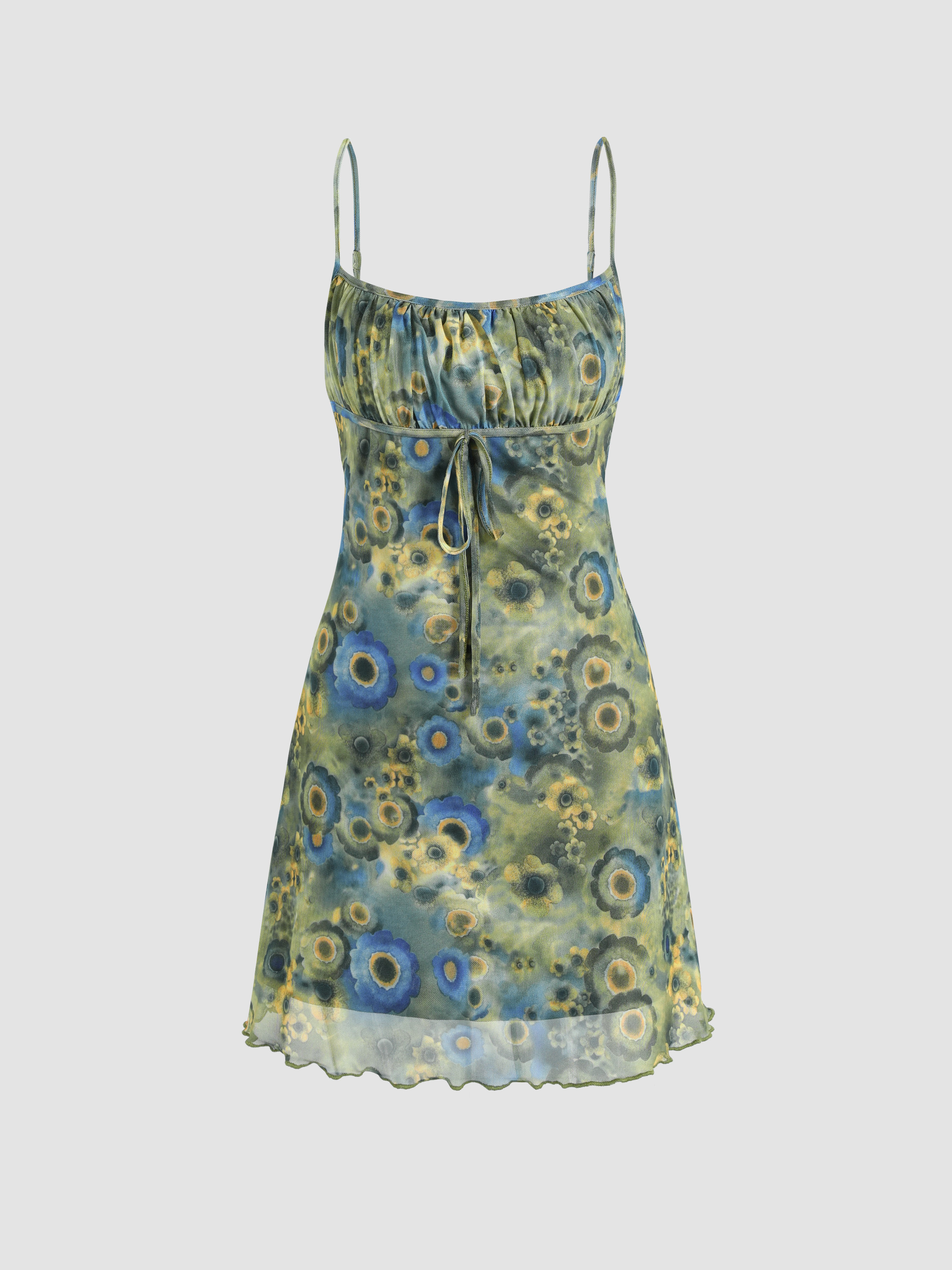 Floral Print Mini Dress