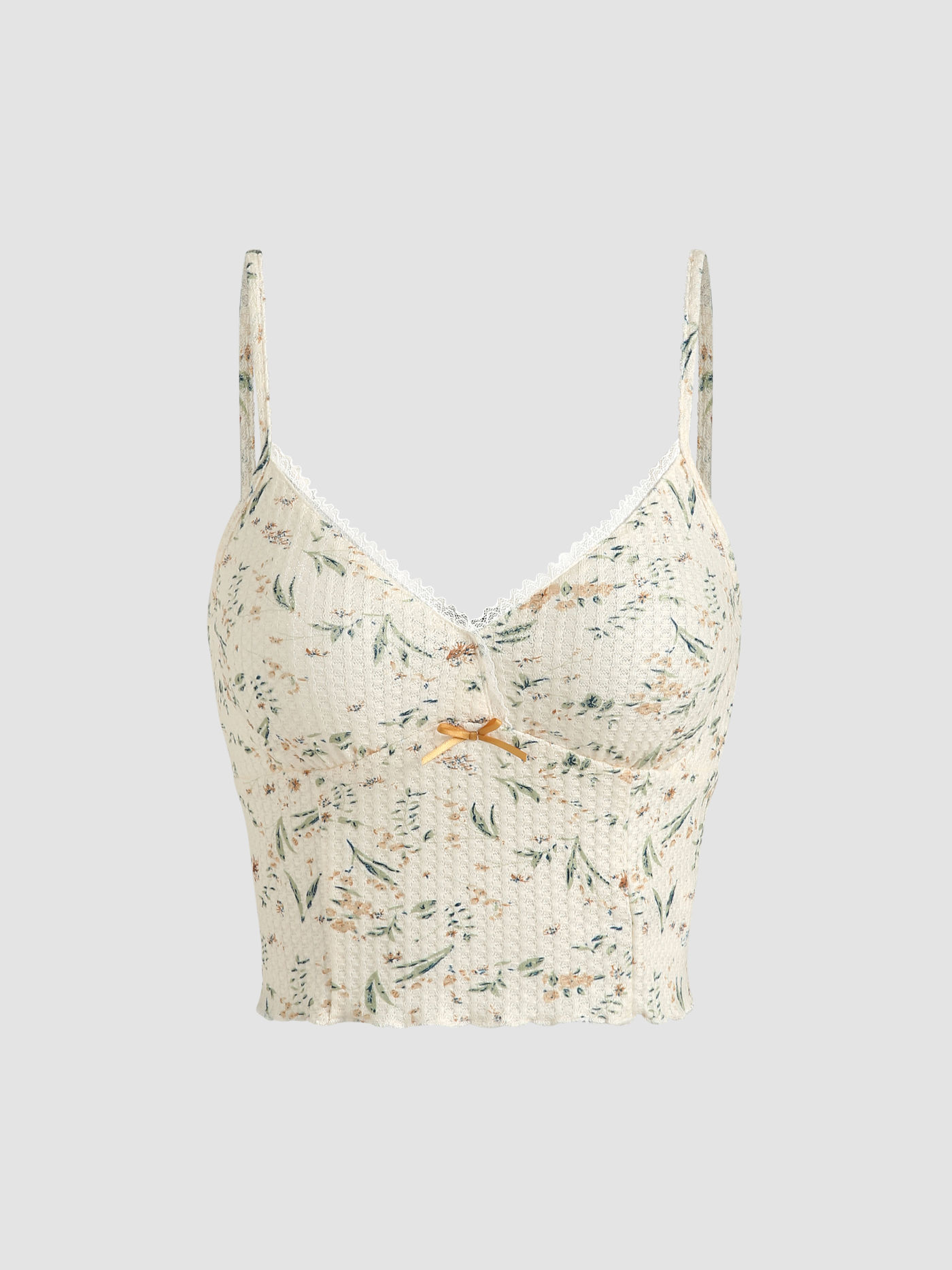 Floral Lace Cami Tank Top