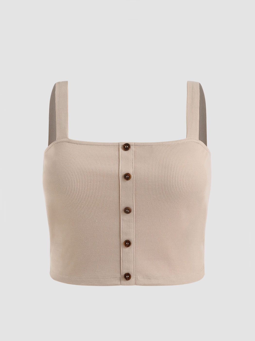 Solids Rippentanktop Kurve & Plus