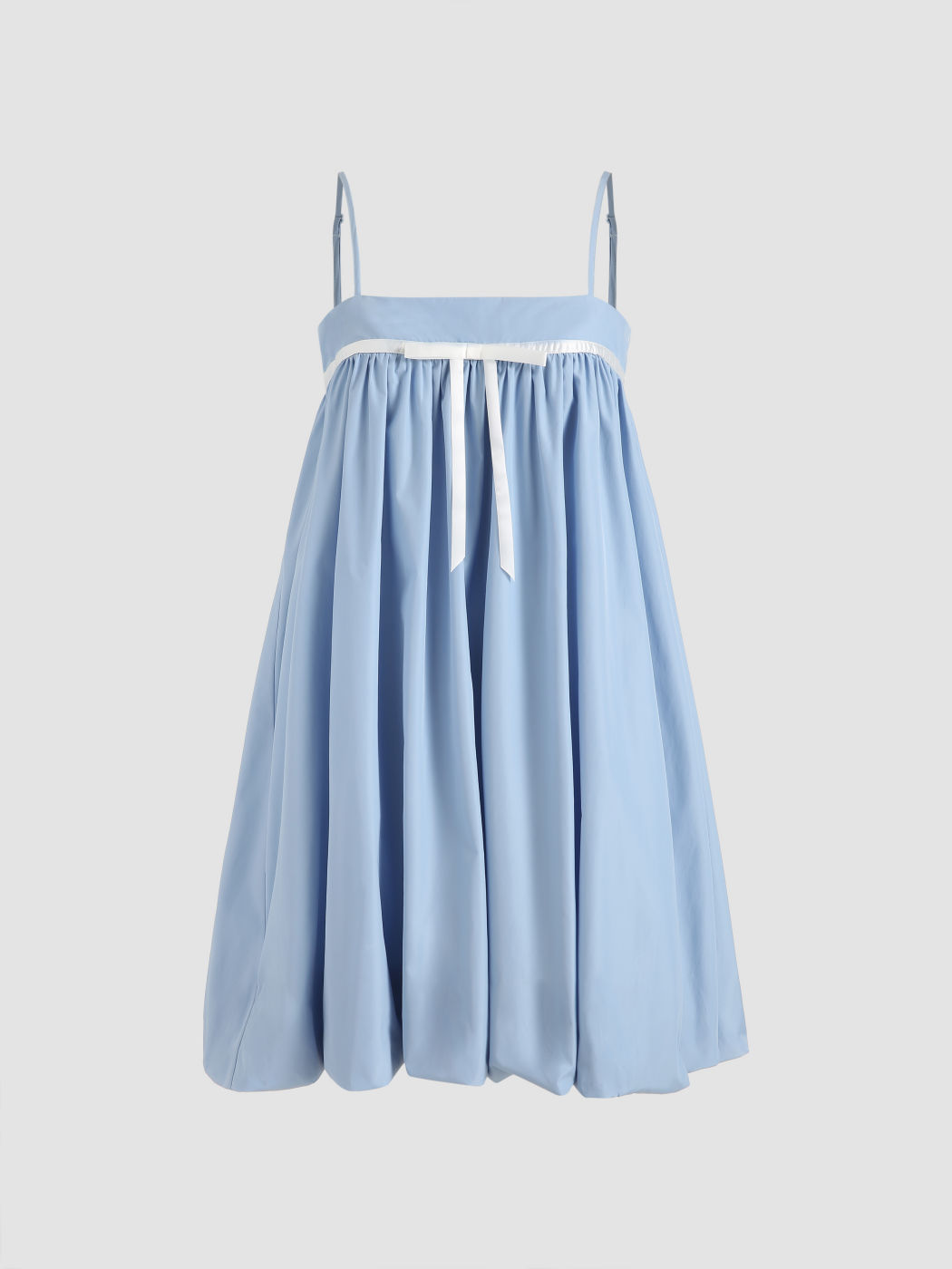 Bowknot Front Babydoll Dress