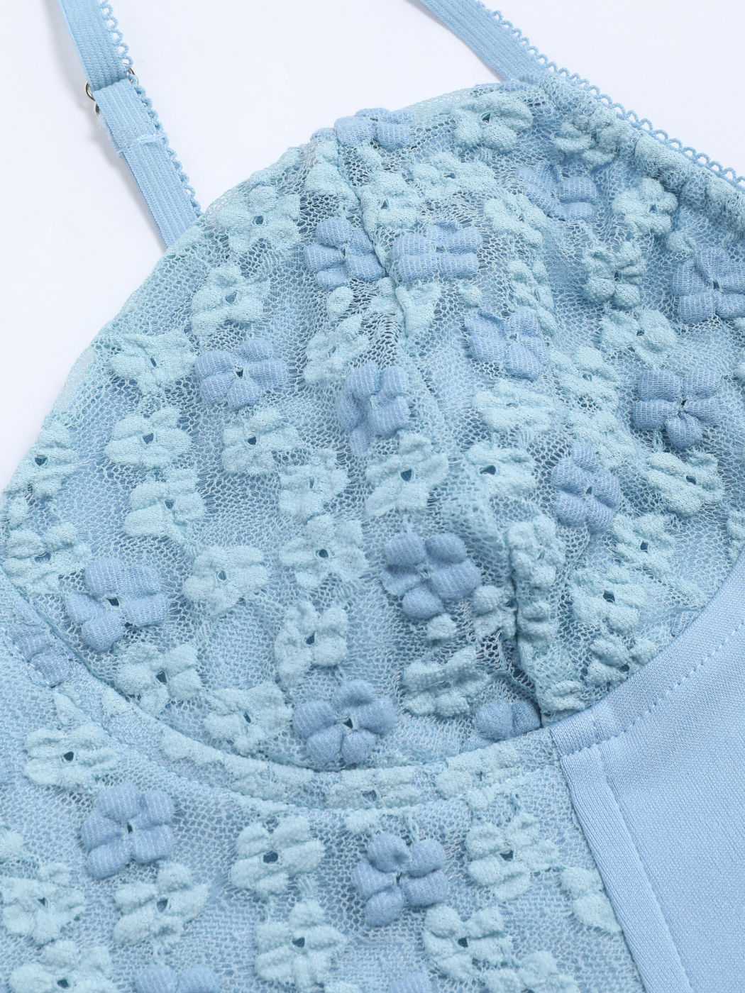 Floral Lace Corset Tank Top For Date