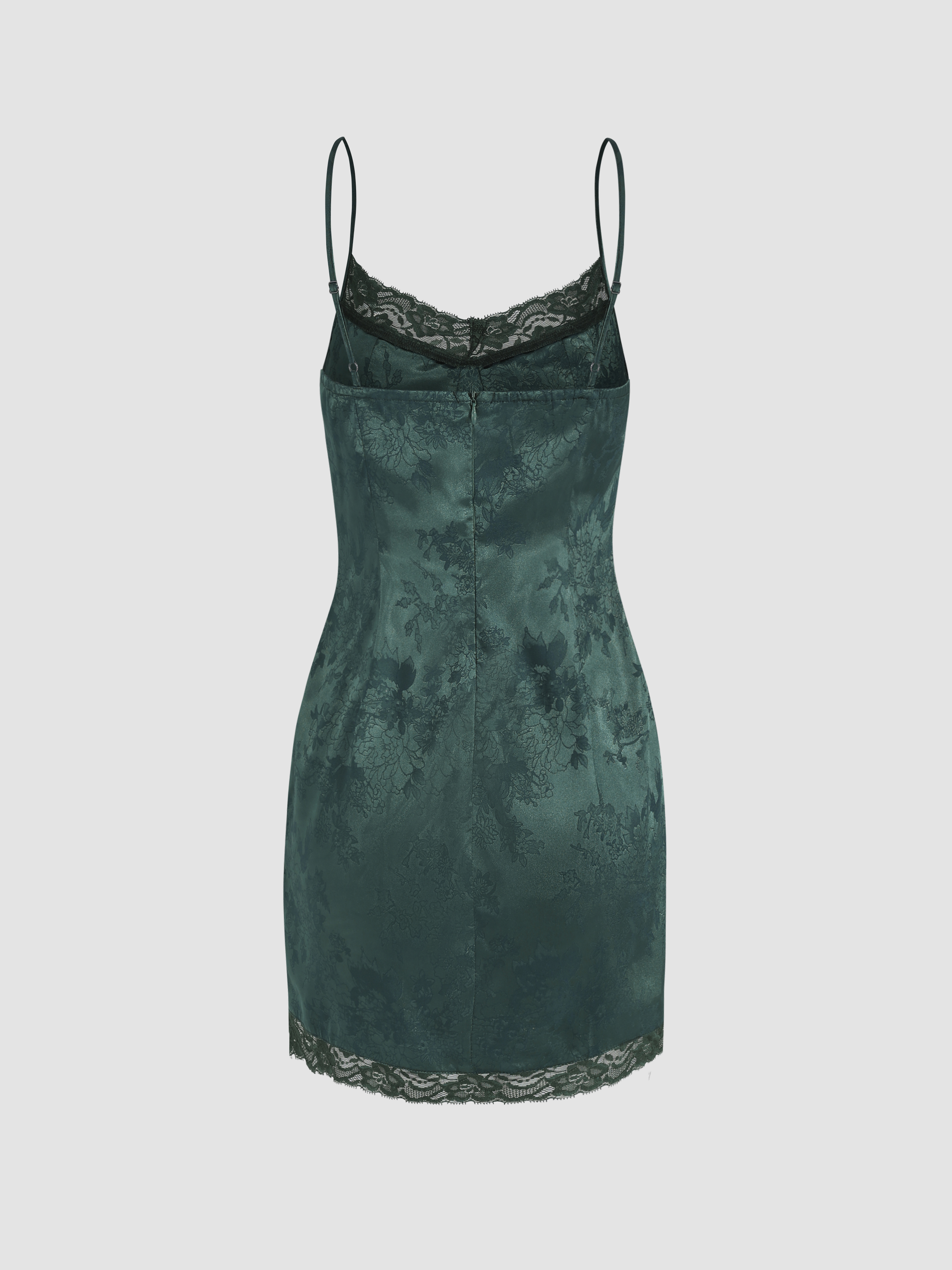 【完売品】Lace Trimmed Jacquard Dress Lace Trimmed Jacquard Dress