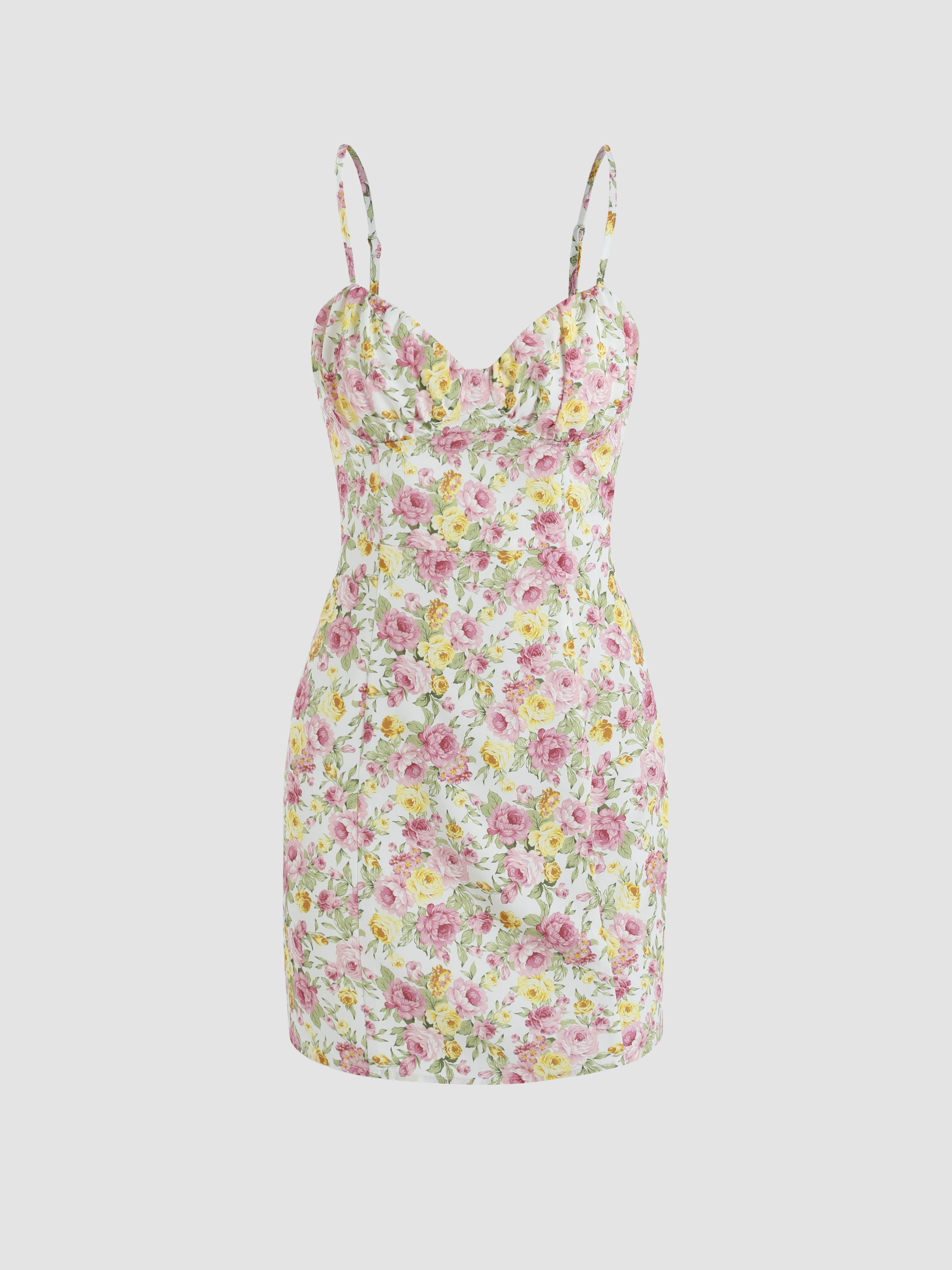 ★送料・関税込★INSTANTFUNK★22SS Floral-print mini dress★ Light Mauve Floral Mini Dress | Vixen Collection | Seattle, WA