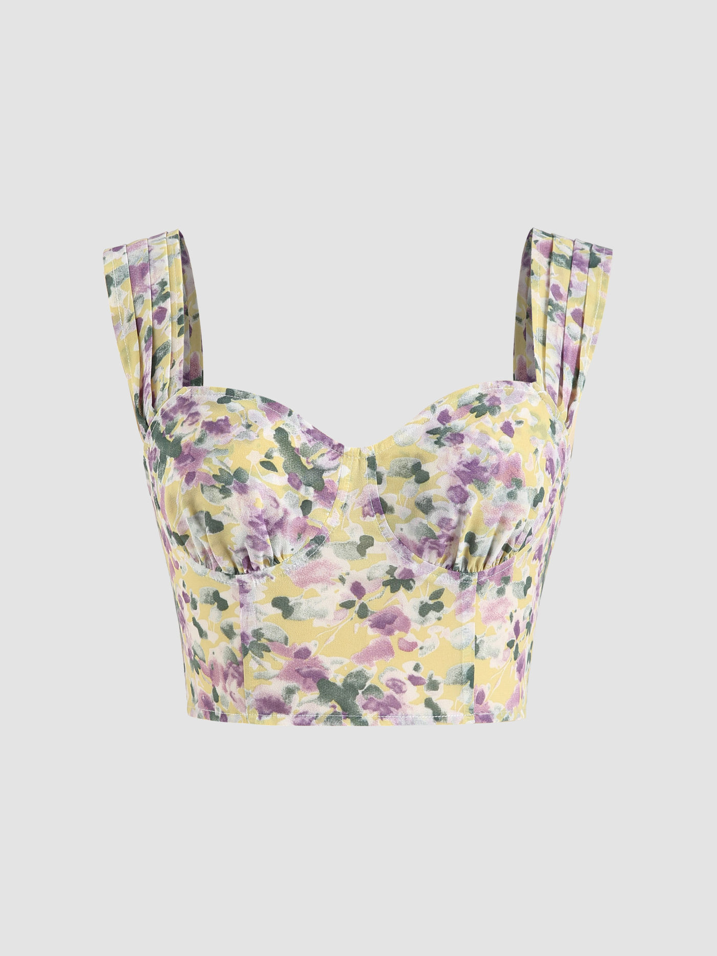 Floral Korsett Tanktop