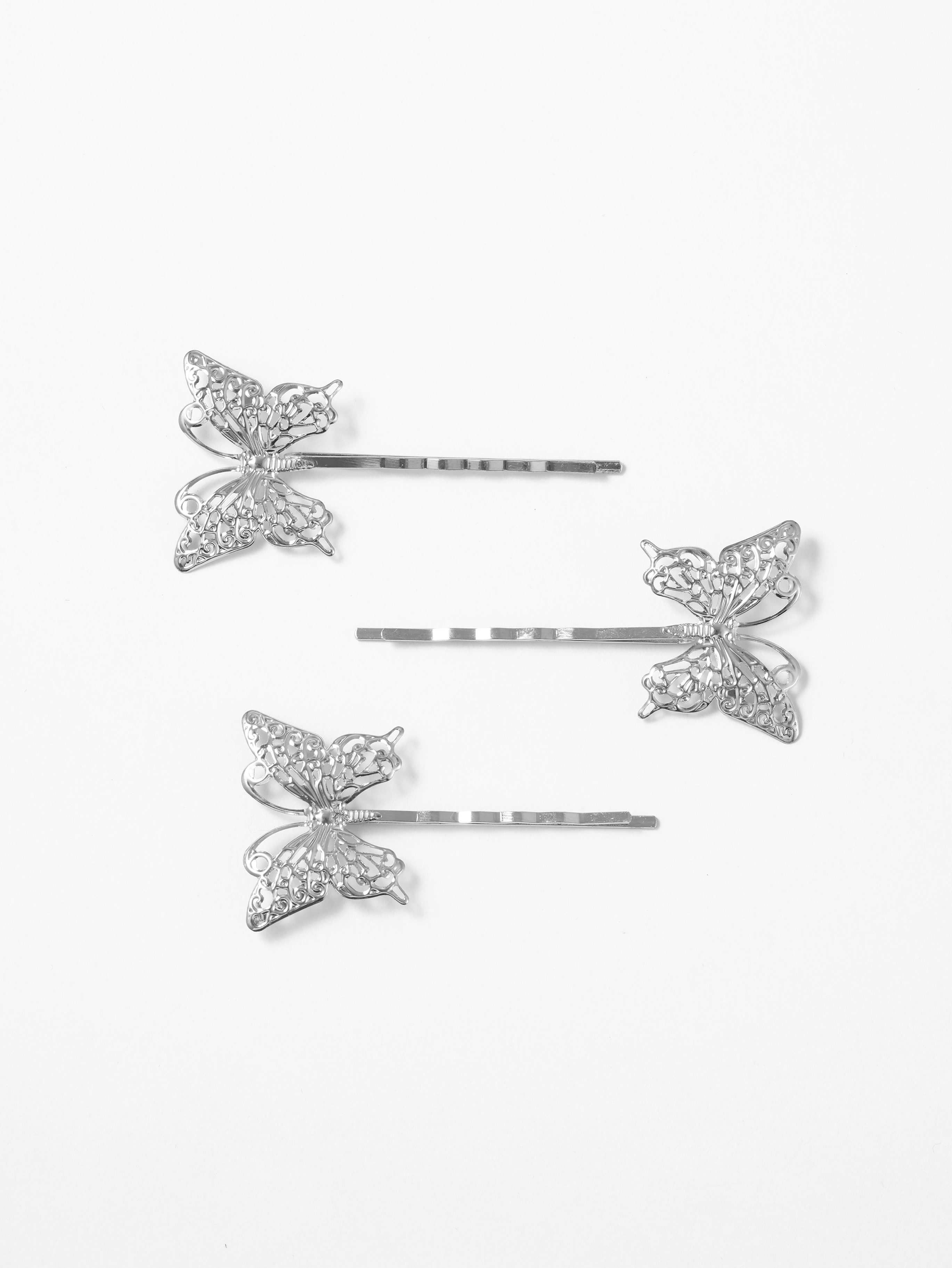 3pcs Butterfly Design Hair Clip 
