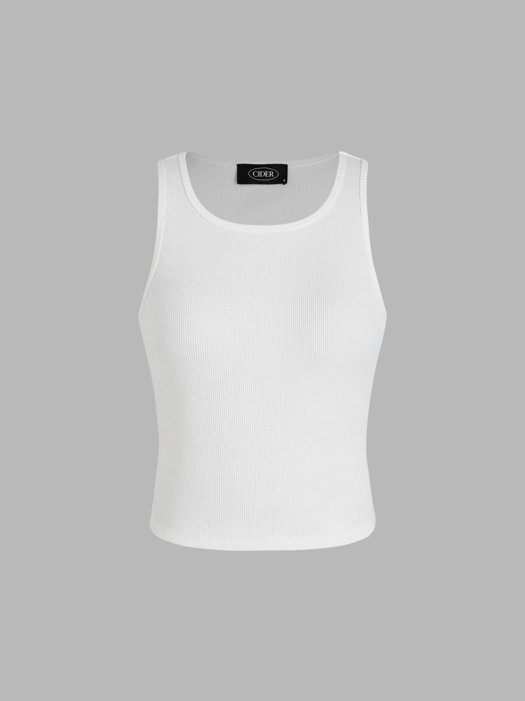 Solid Rib Basic Tank Top