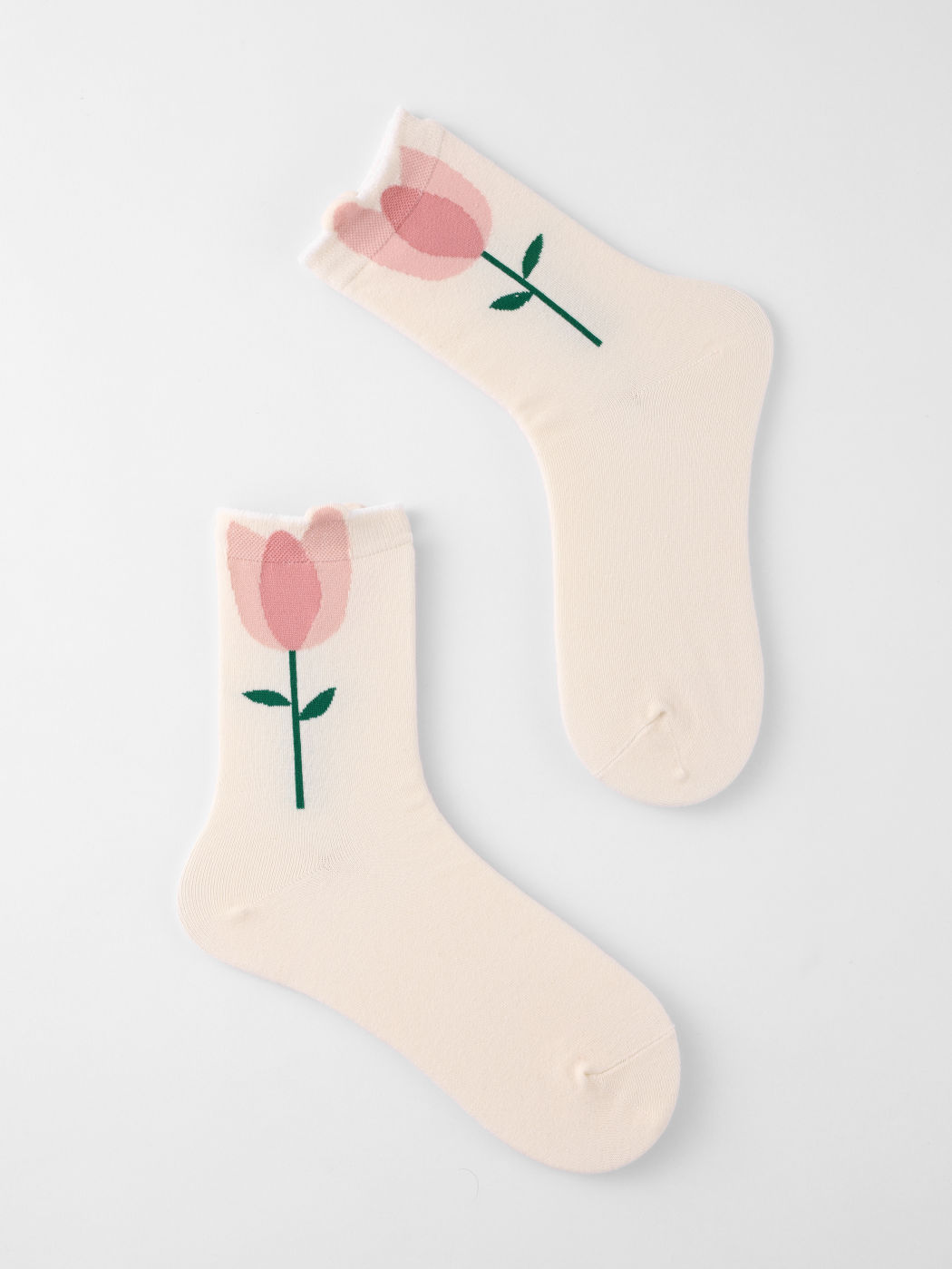 Flower Pattern Socks For Daily Casual Date Vacation