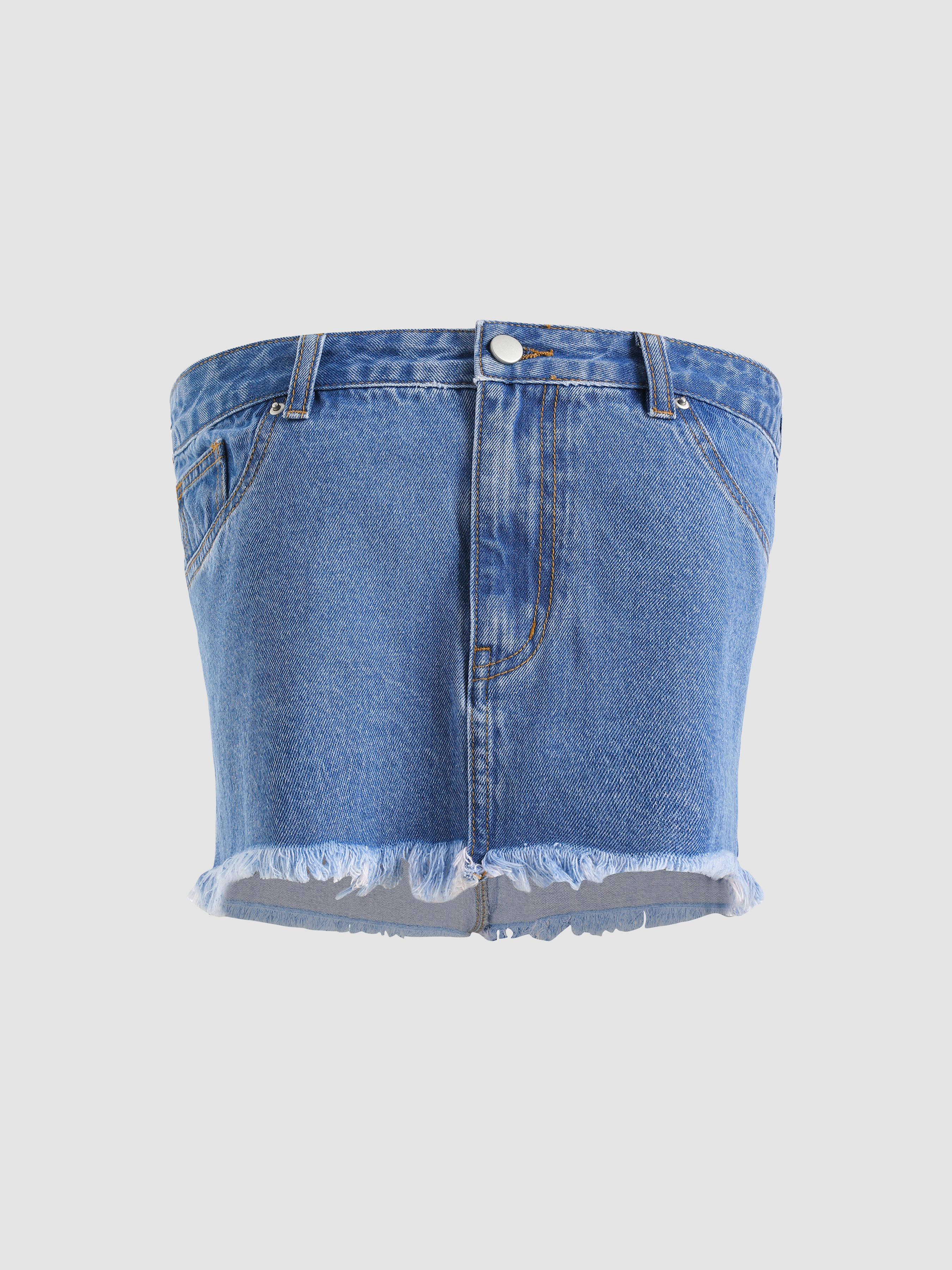 diesel denim tube top
