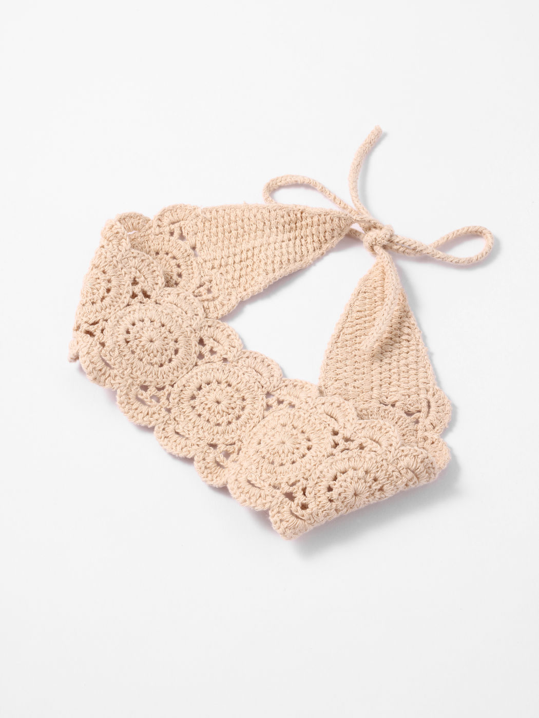 Floral Knotted Crochet Headband For Date Picnic Vacation