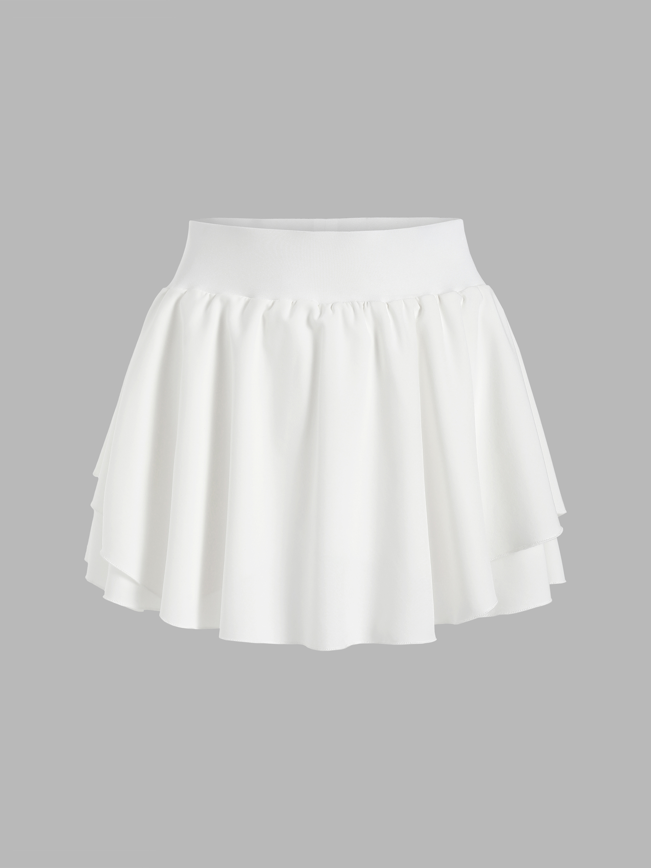 White Skirt Elastic Waist | ShopStyle