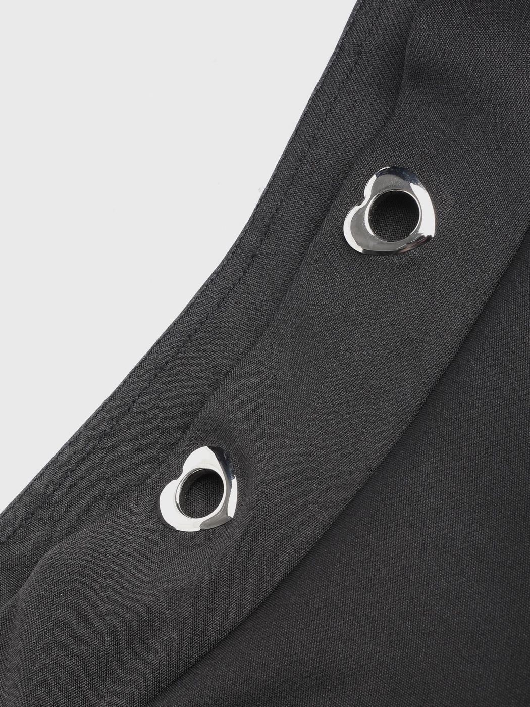 Faltenrock mit Herzdetail Kurve & Plus