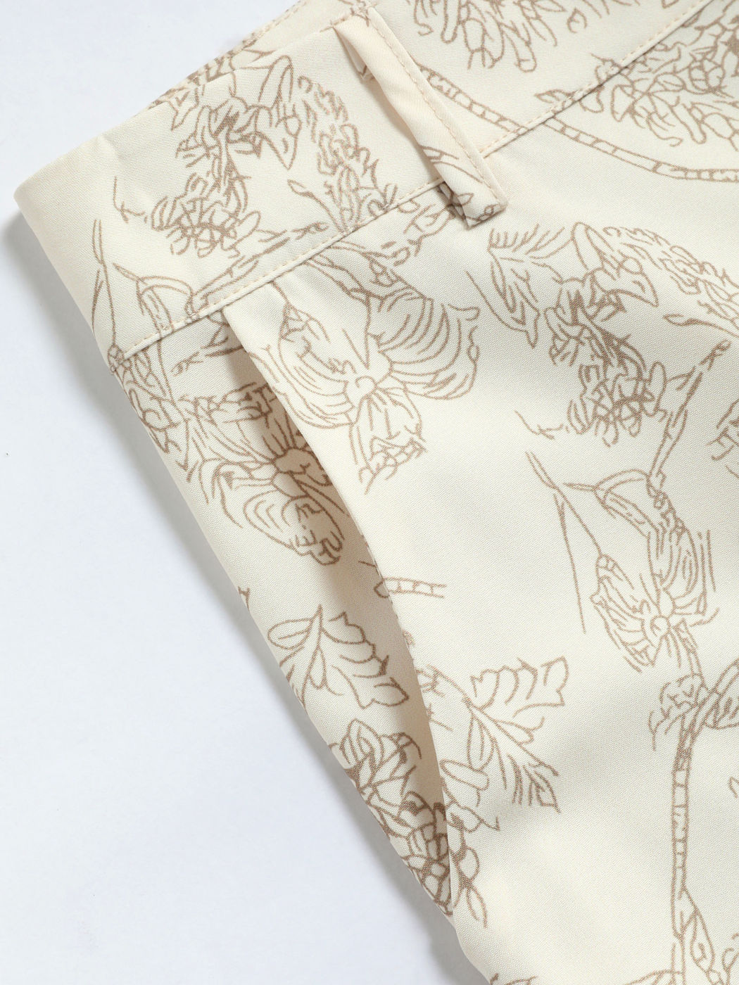  Florale Weite Hosen