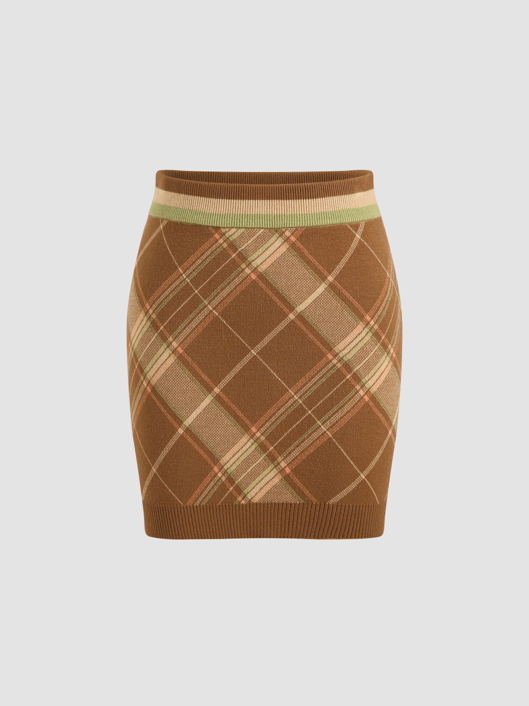 Tartan Pattern Mini Skirt
