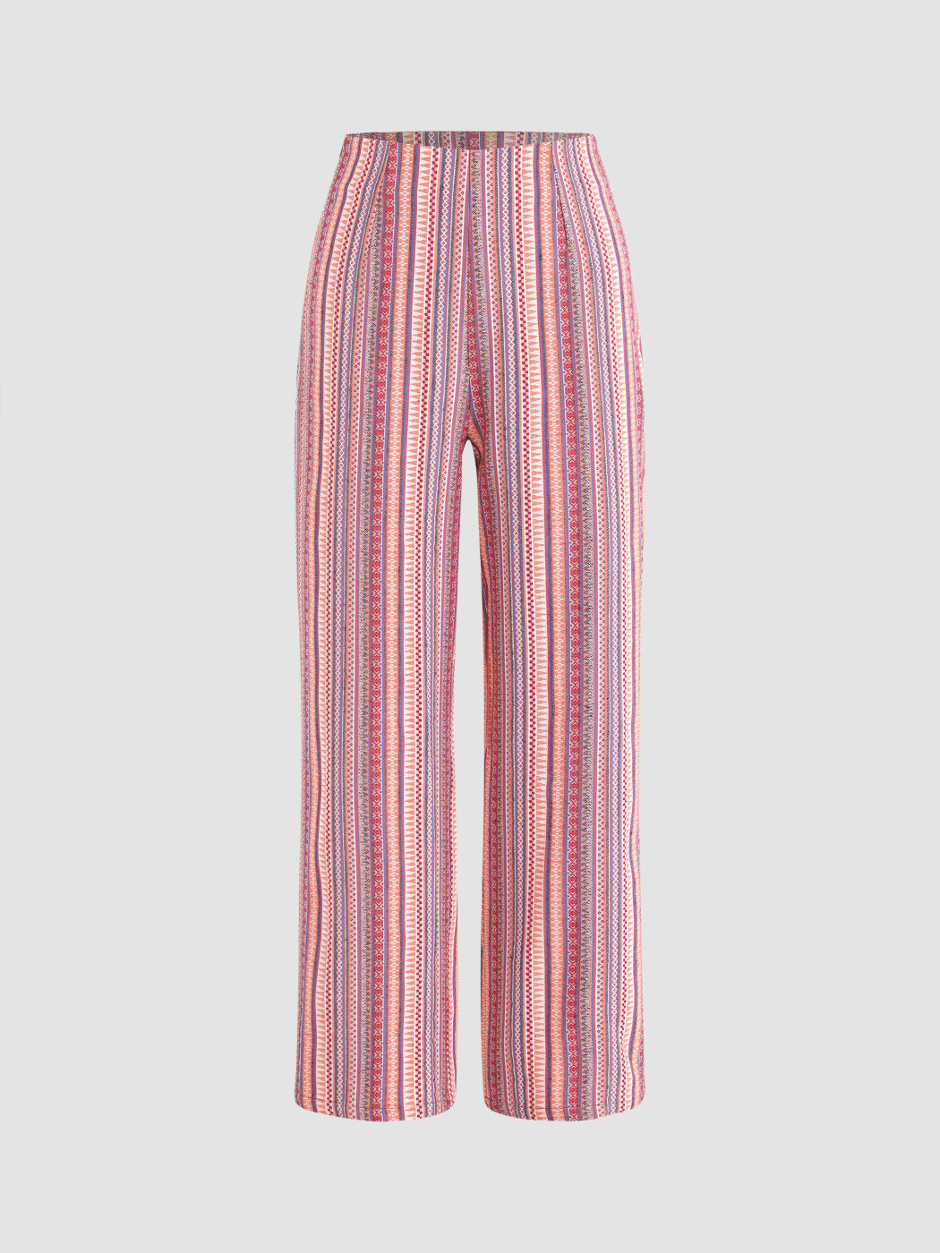 Hose mit geradem Bein und Tribal-Print