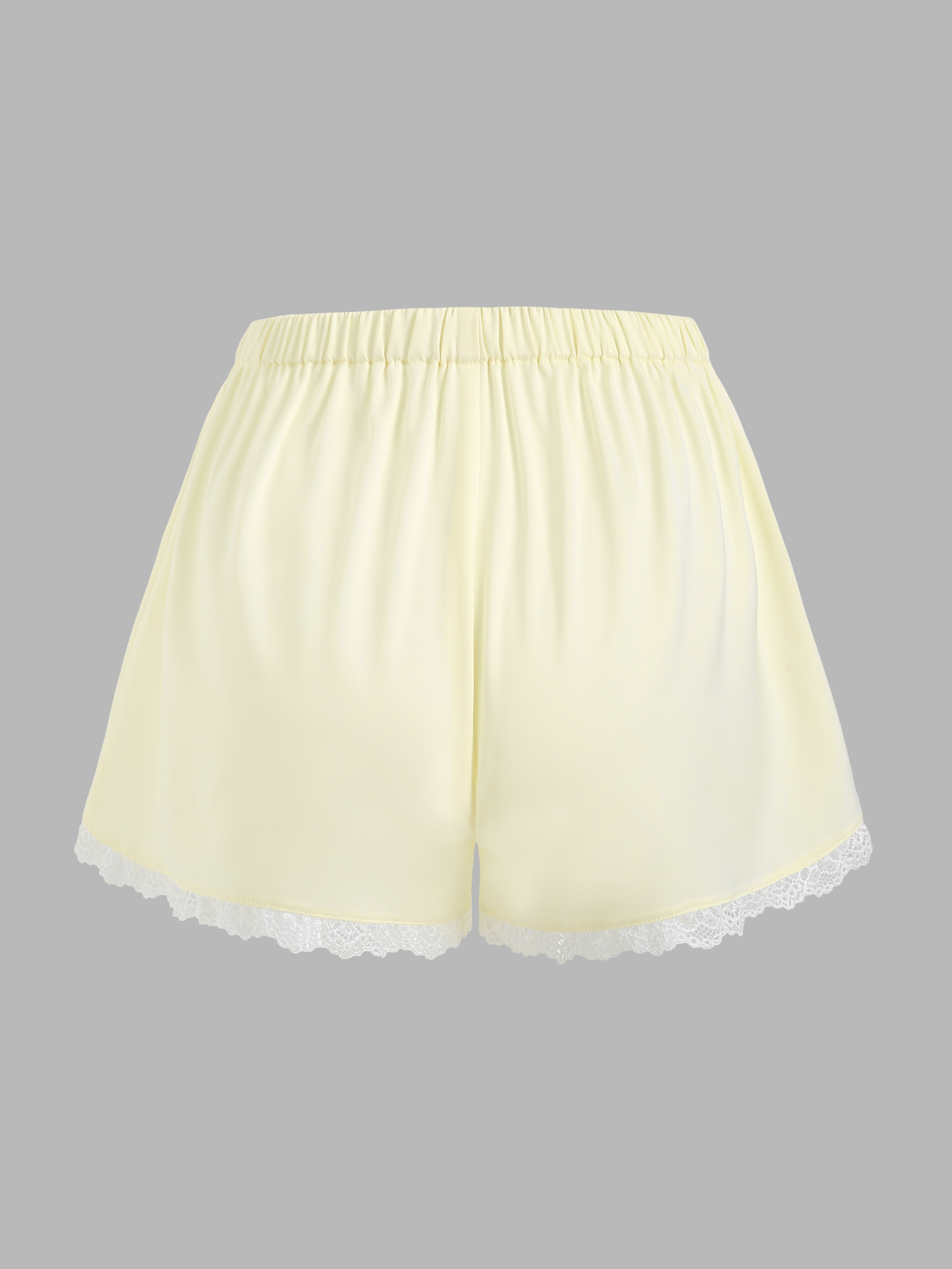パーバーズ PERVERZE Lace Trim Shorts / Brown Lace Trim Shorts（その他パンツ）｜PERVERZE（パーバーズ）の