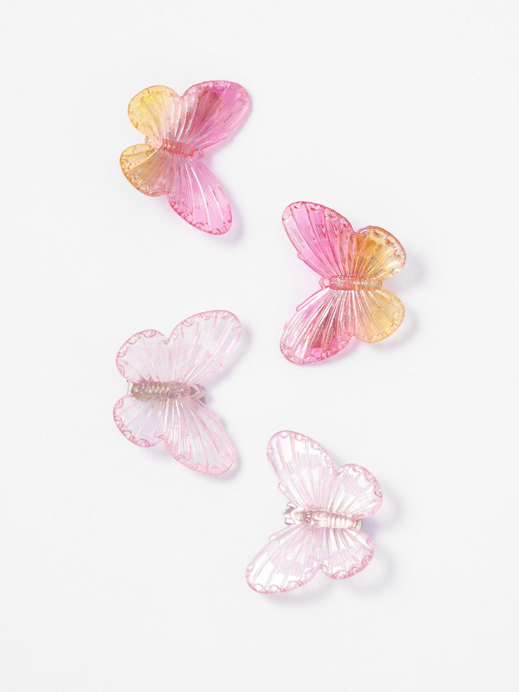 4pcs Butterfly Design Hair Claw