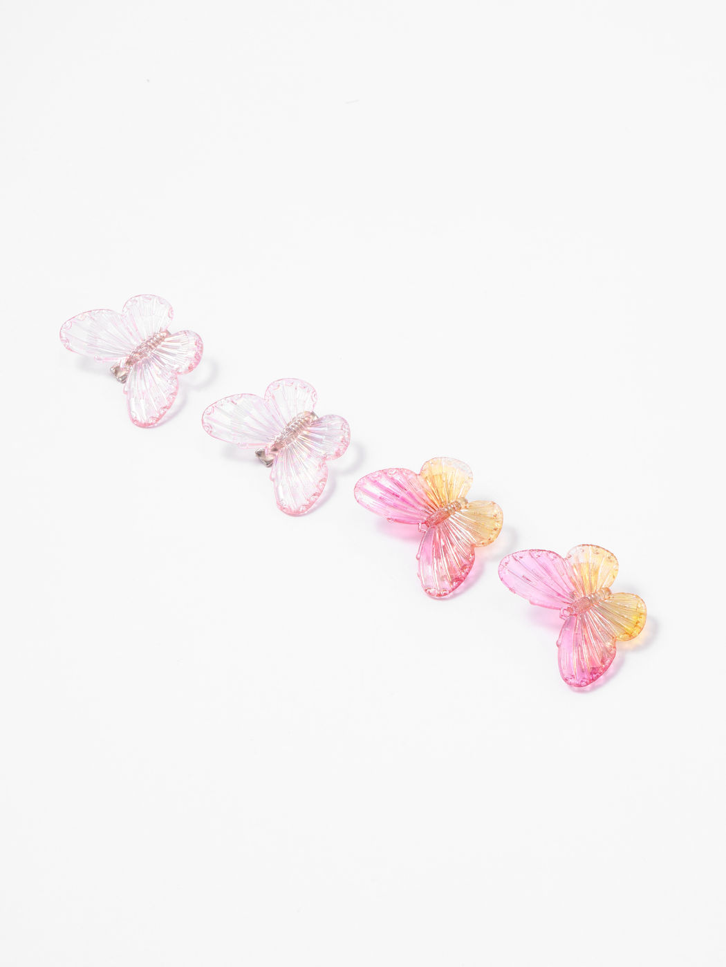 4pcs Butterfly Design Hair Claw