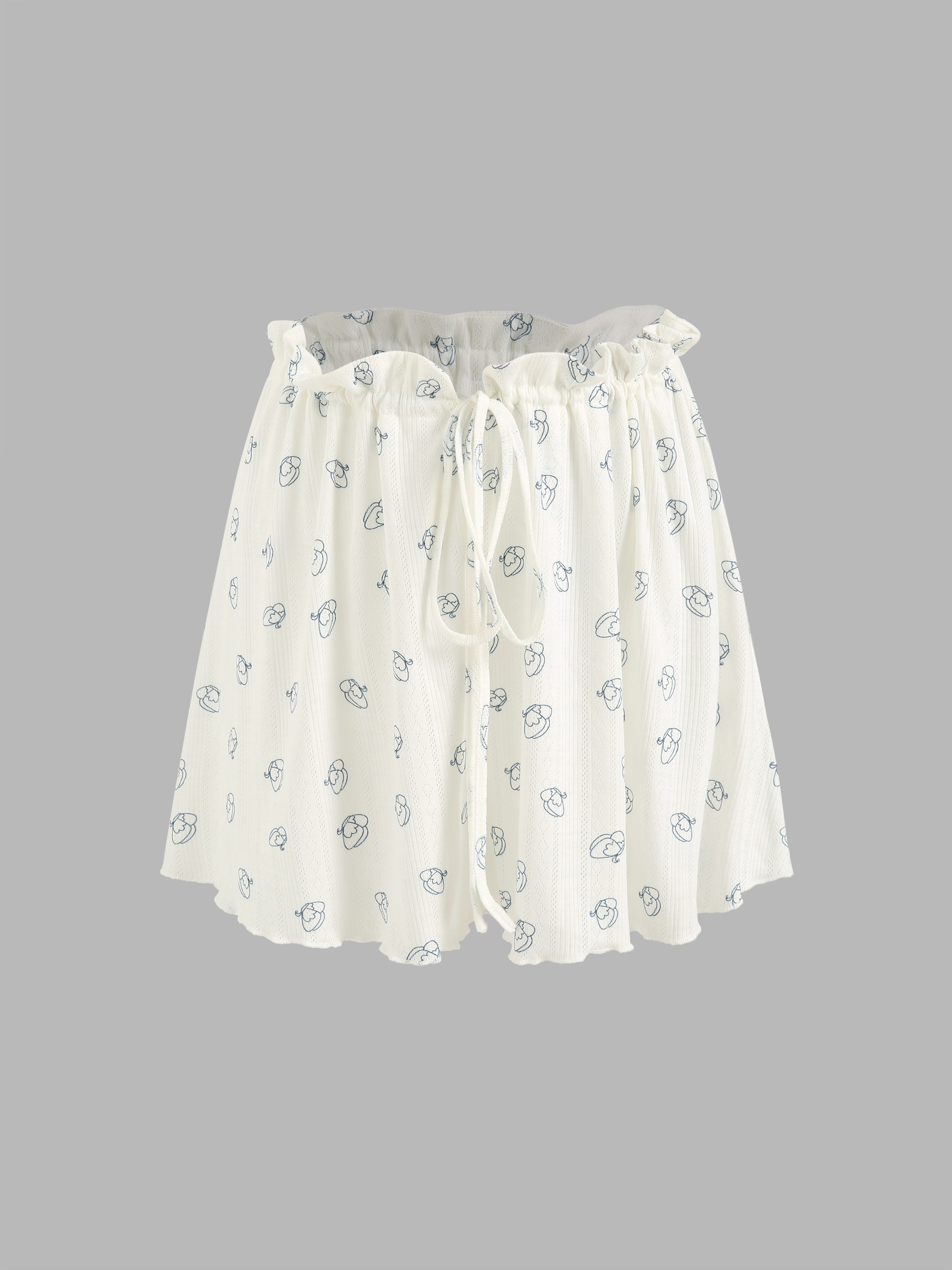 Navy Butterfly Shorts